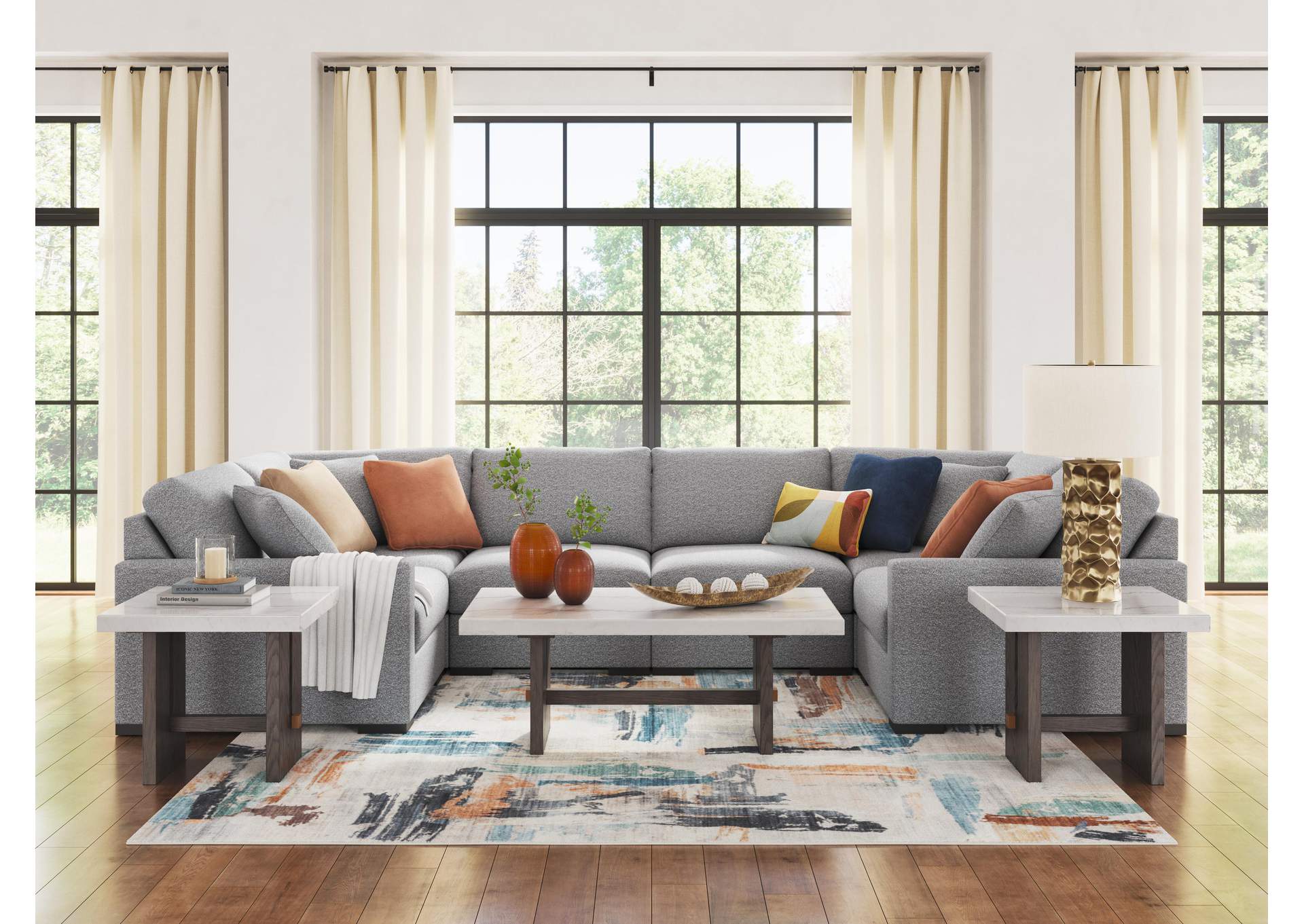 Omaha by Ashley 6-Piece Sectional image 2