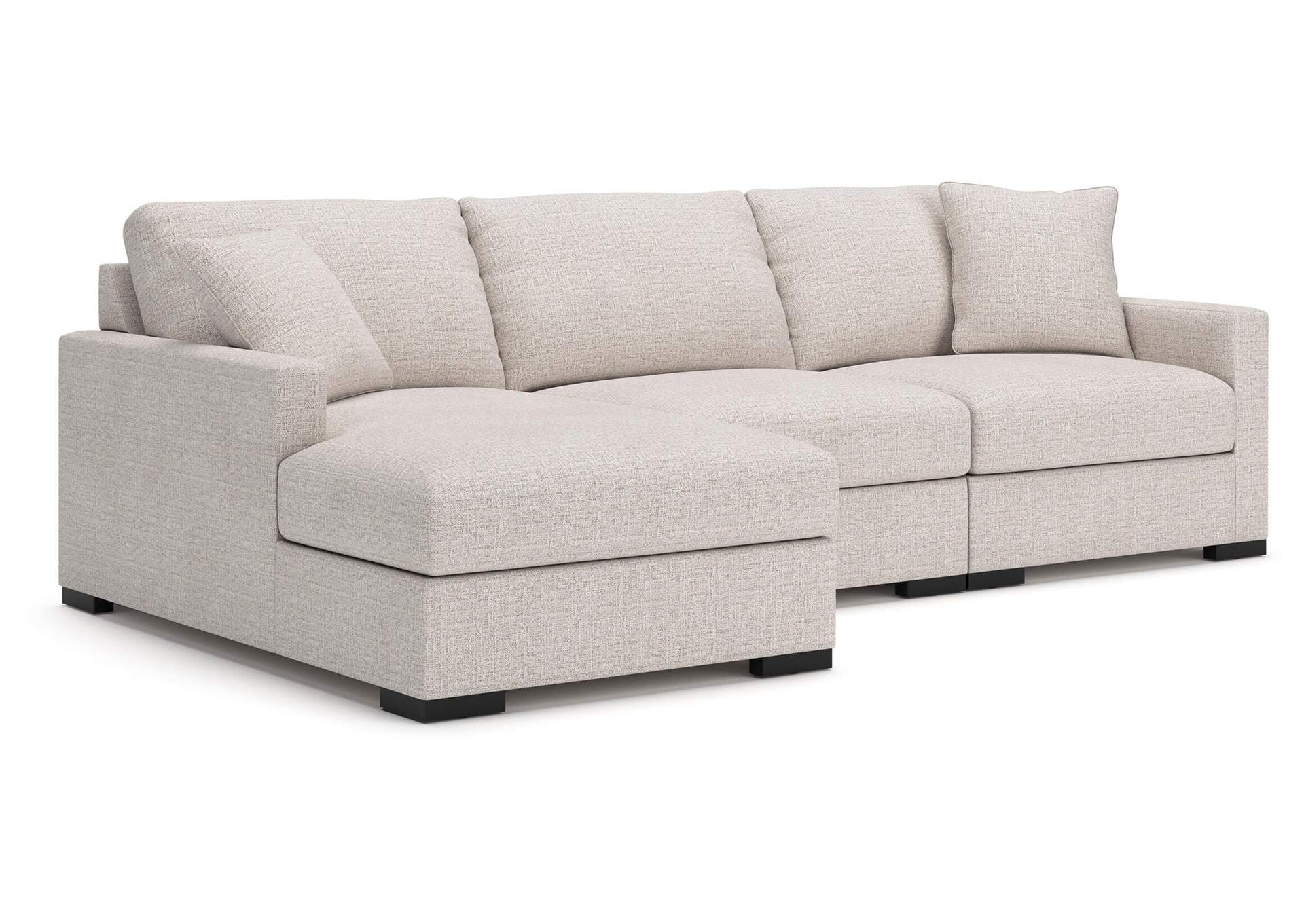 Omaha by Ashley 3-Piece Sectional Sofa Storage Chaise image 1