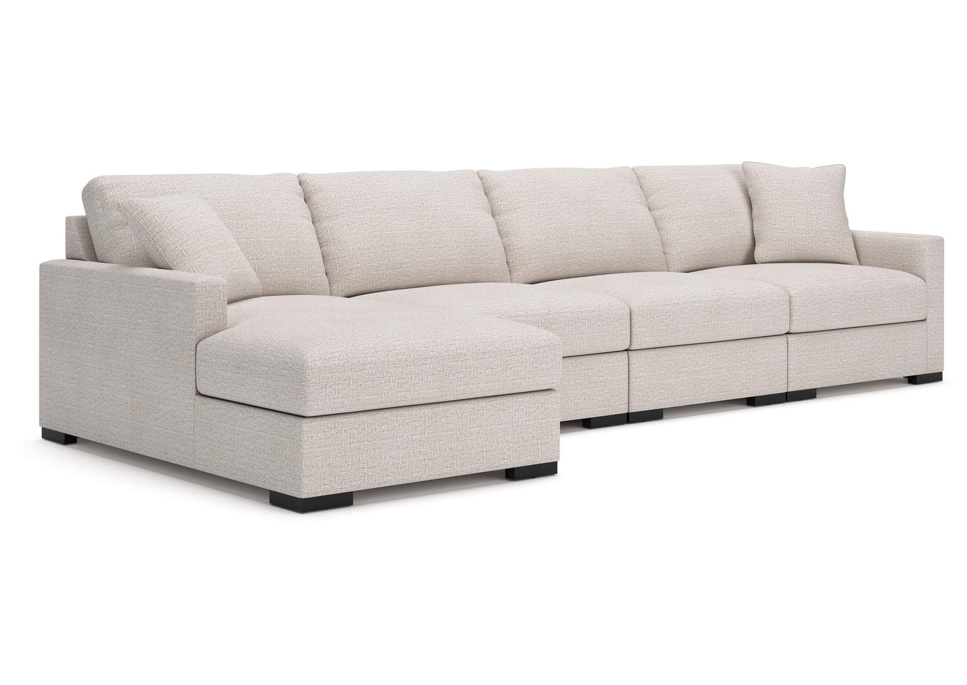 Omaha by Ashley 4-Piece Sectional with Storage Chaise image 1
