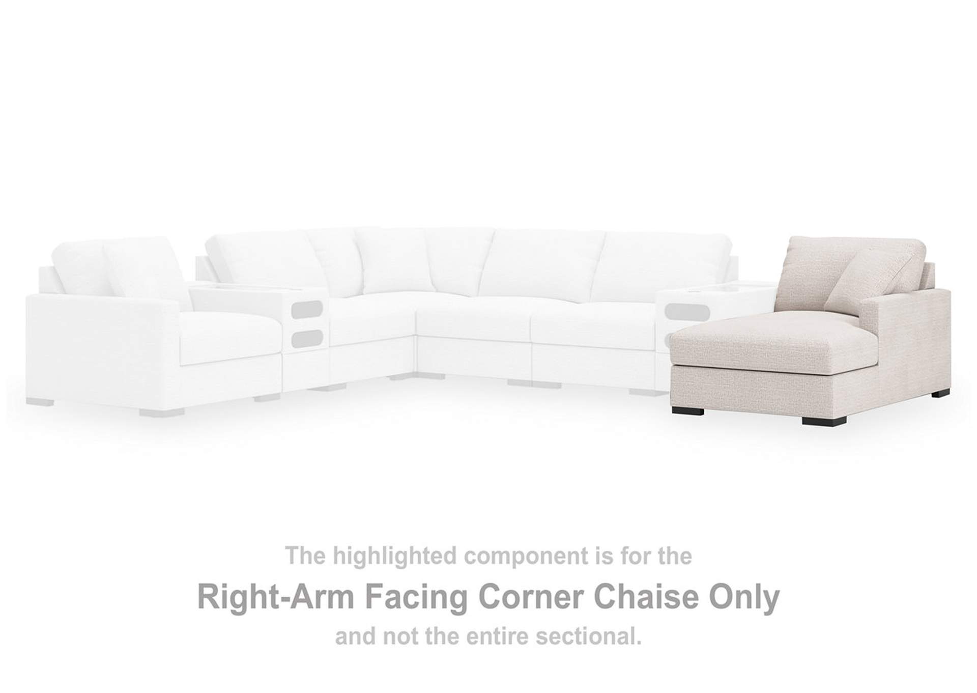 Modmax Premier 4-Piece Sectional with Chaise and Storage Console