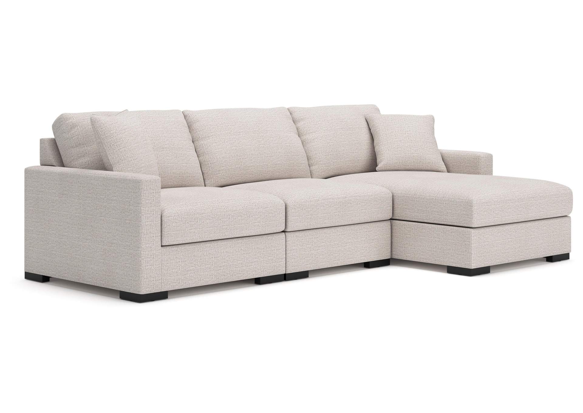 Omaha by Ashley 3-Piece Sectional Sofa Storage Chaise image 1