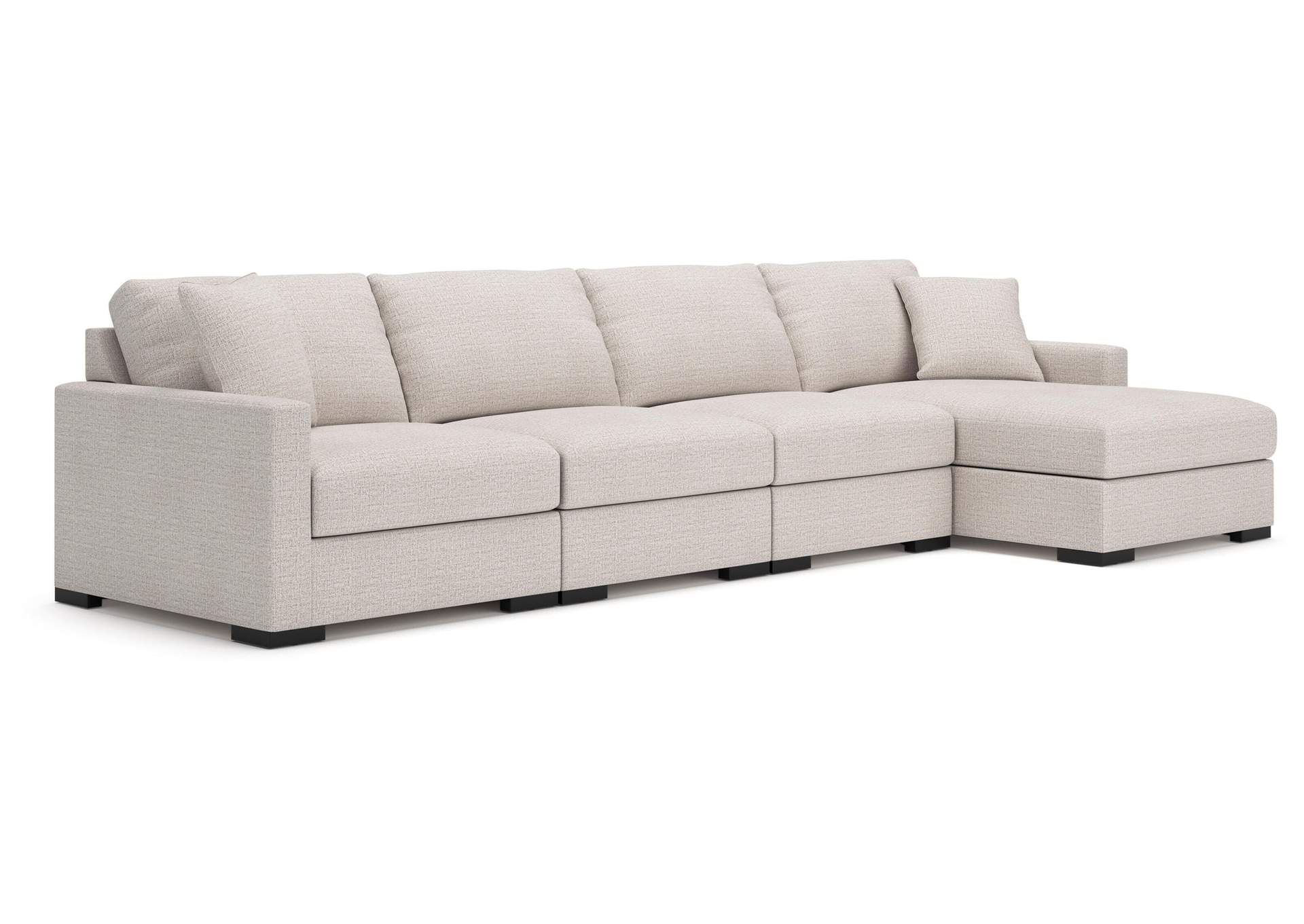 Omaha by Ashley 4-Piece Sectional with Storage Chaise image 1