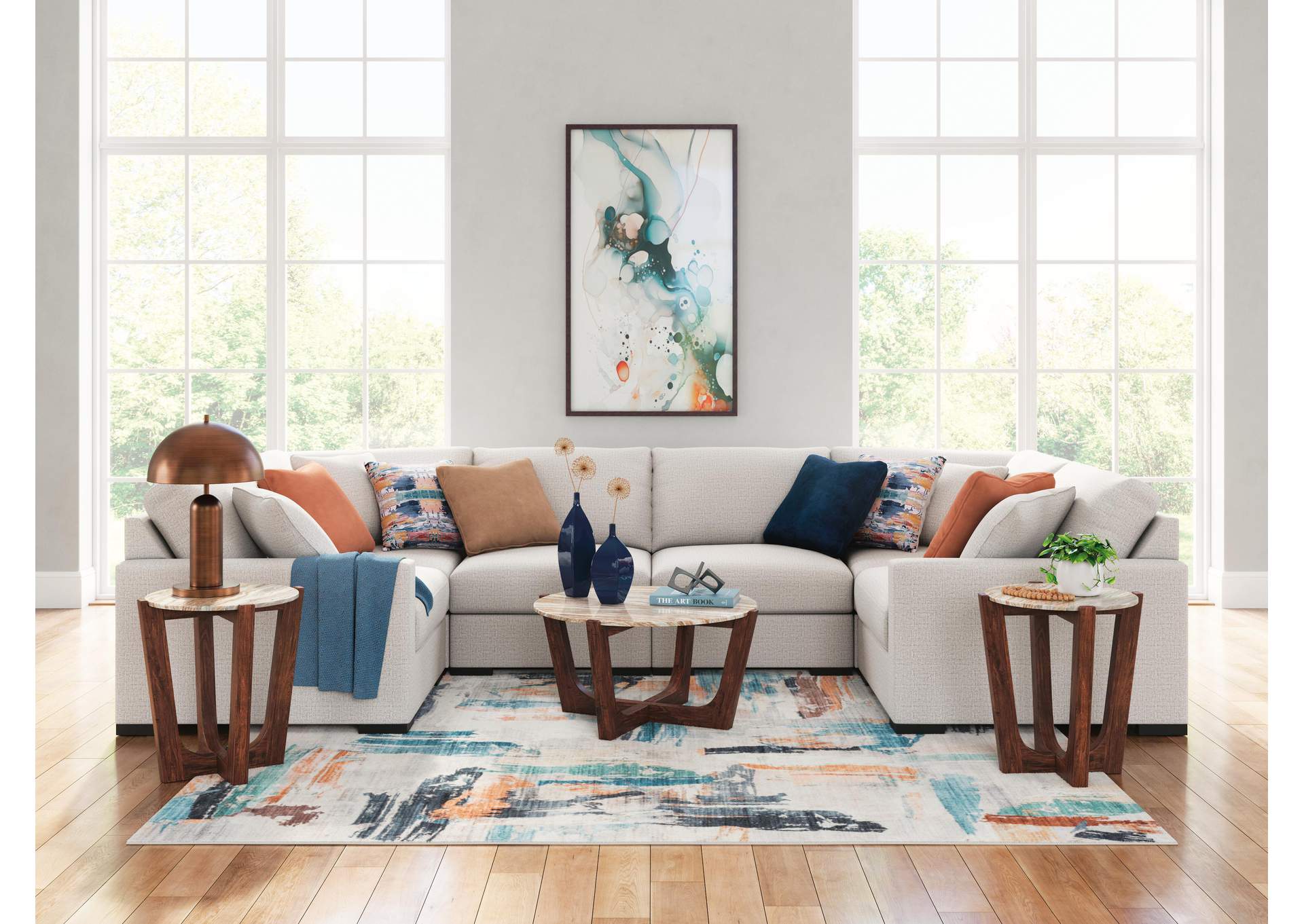 Omaha by Ashley 6-Piece Sectional image 2