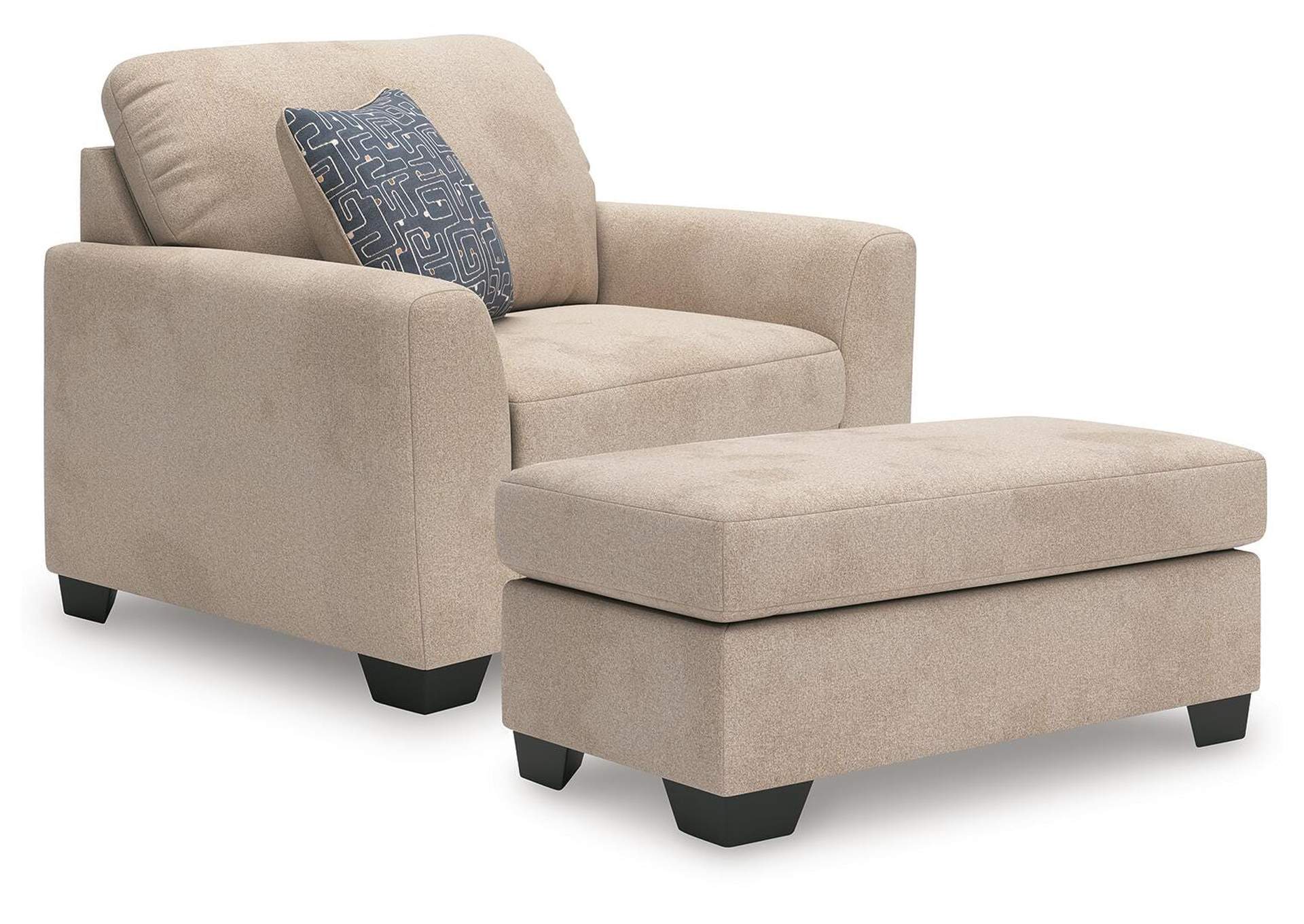 Panola Chair and Ottoman
