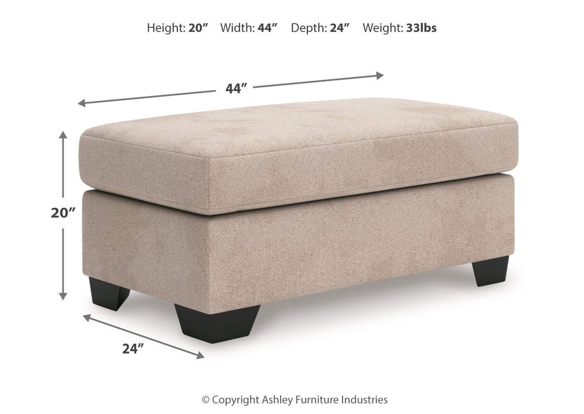 Panola Chair and Ottoman image 4