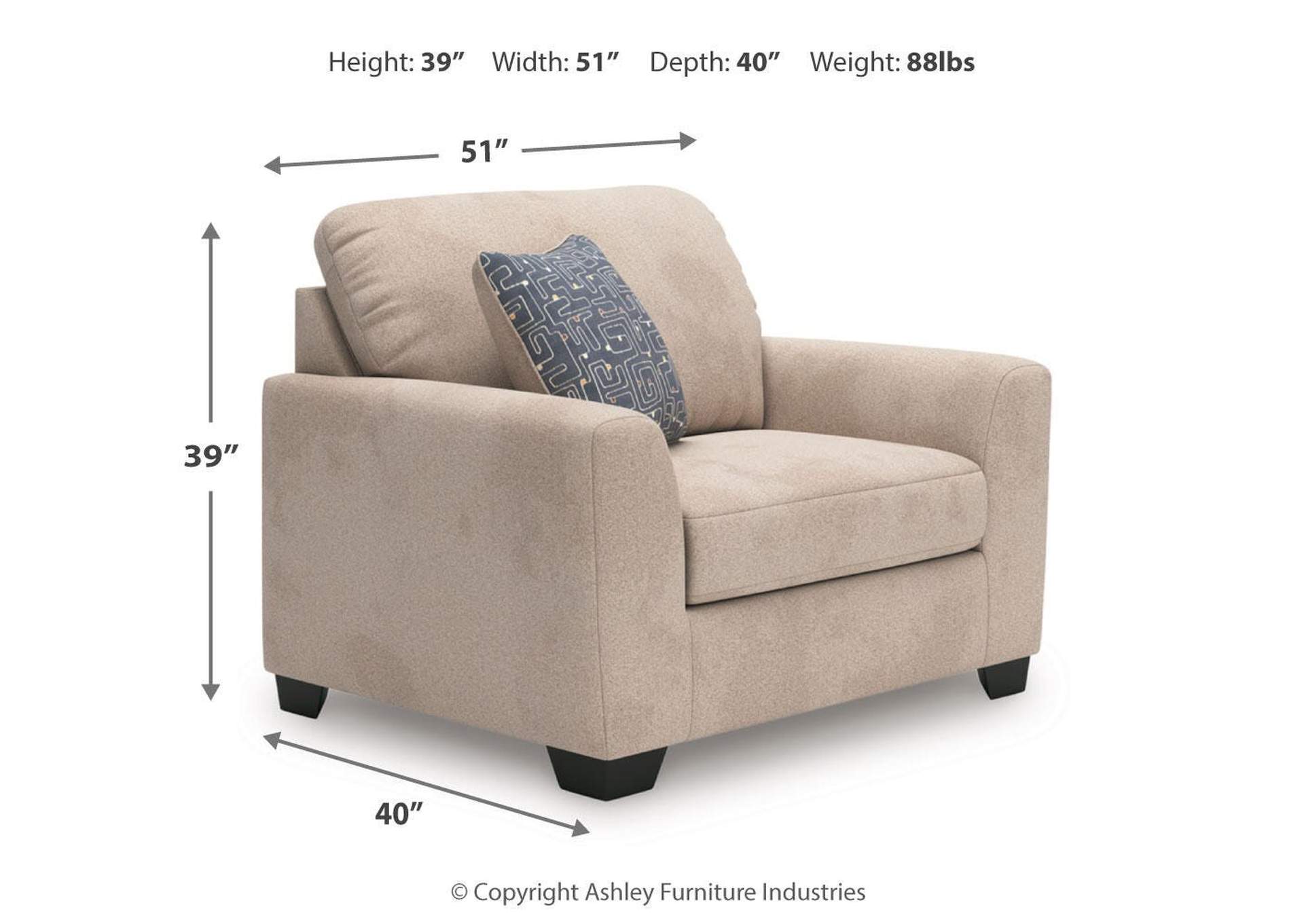 Panola Chair and Ottoman image 3