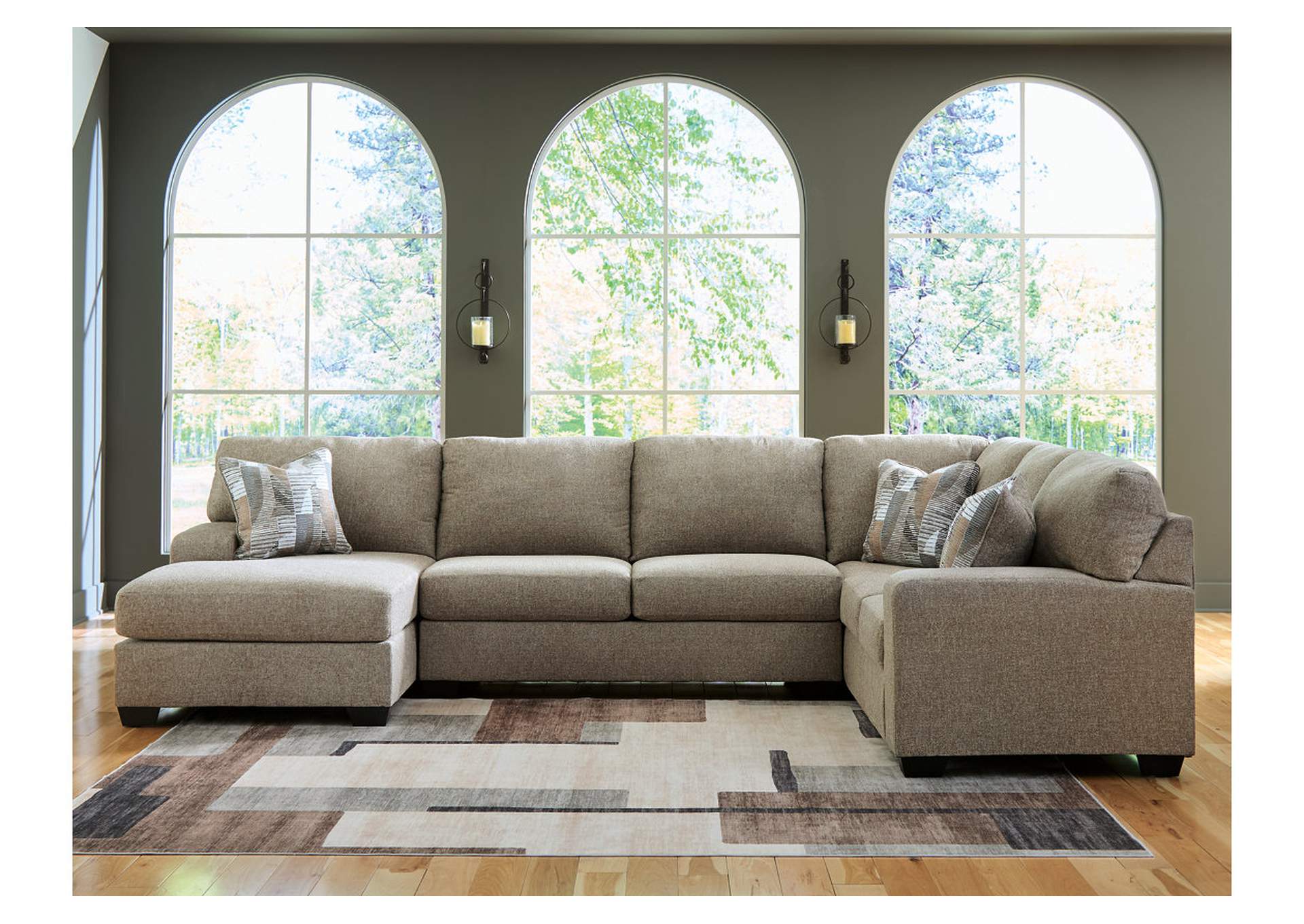 Newellen 3-Piece Sleeper Sectional with Chaise image 2