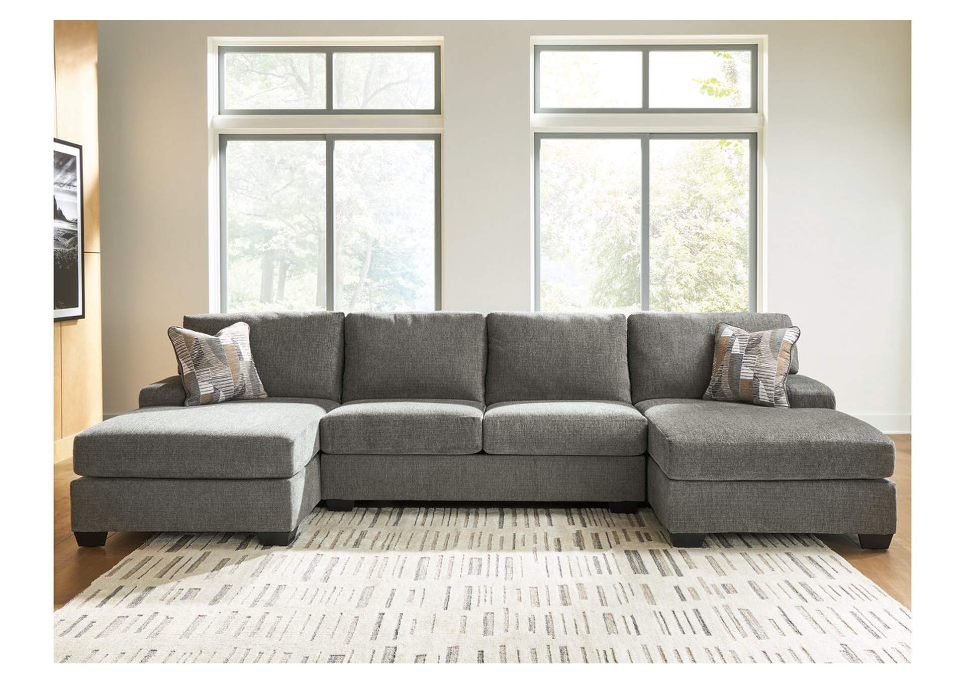 Revenna 3-Piece Sectional with Double Chaise image 2