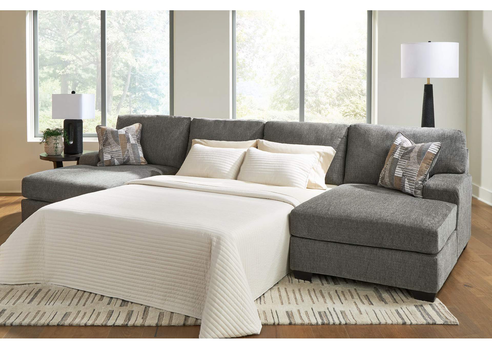 Revenna 3-Piece Sleeper Sectional with Double Chaise image 2