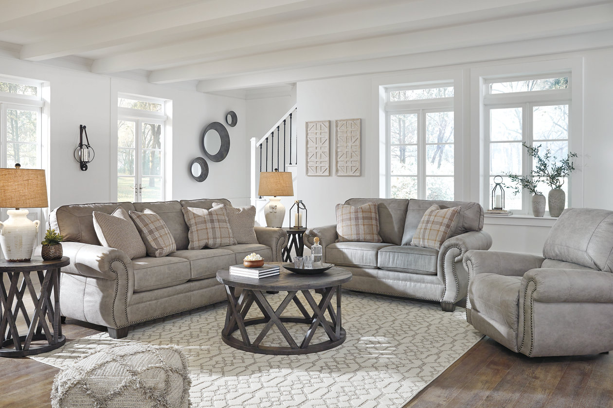 Olsberg Sofa, Loveseat and Recliner Set