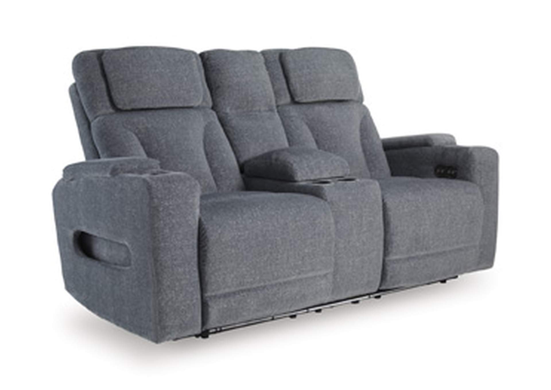 Studio Cave Power Reclining Loveseat with Console image 6