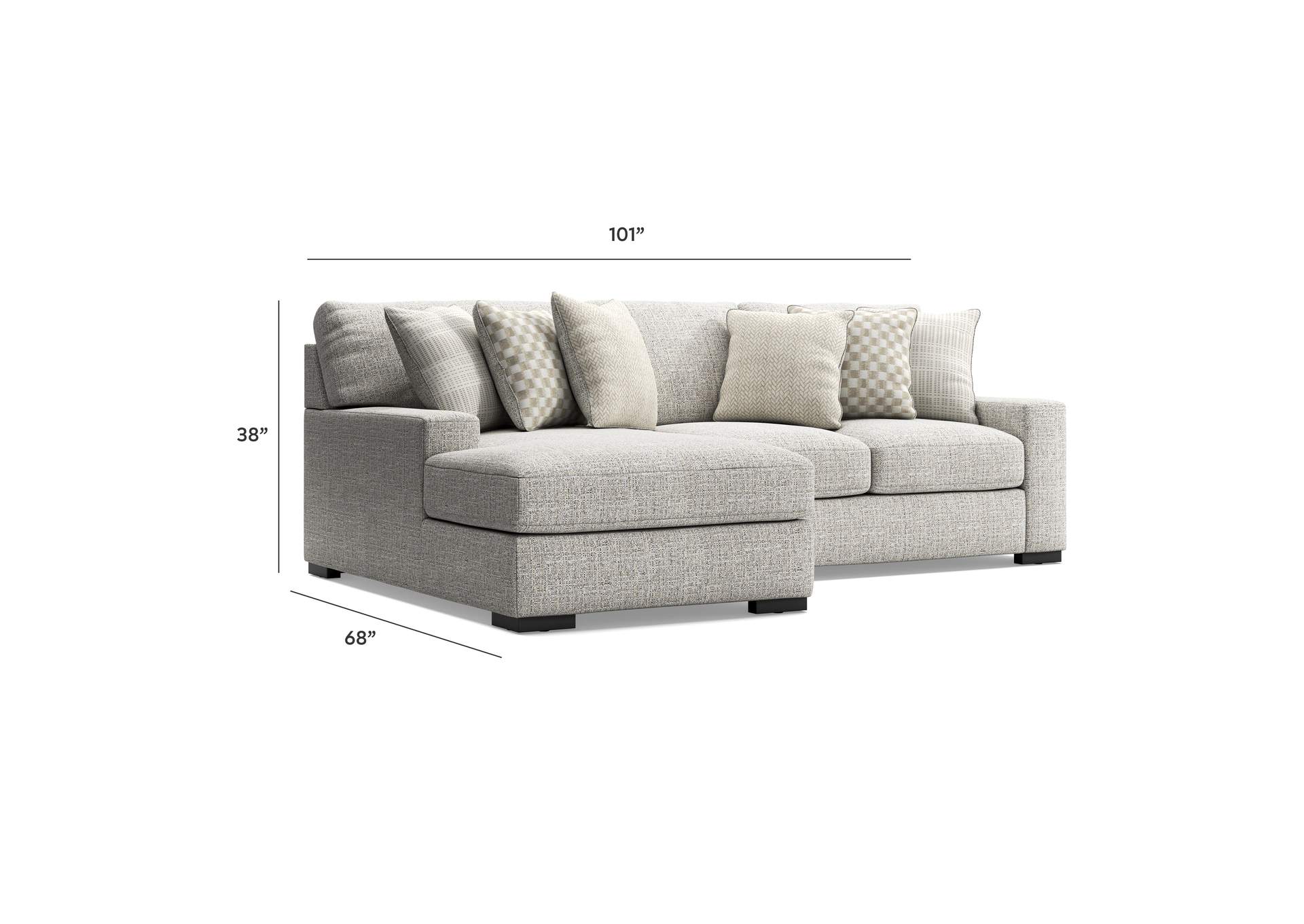 Larce 2-Piece Sectional with Chaise