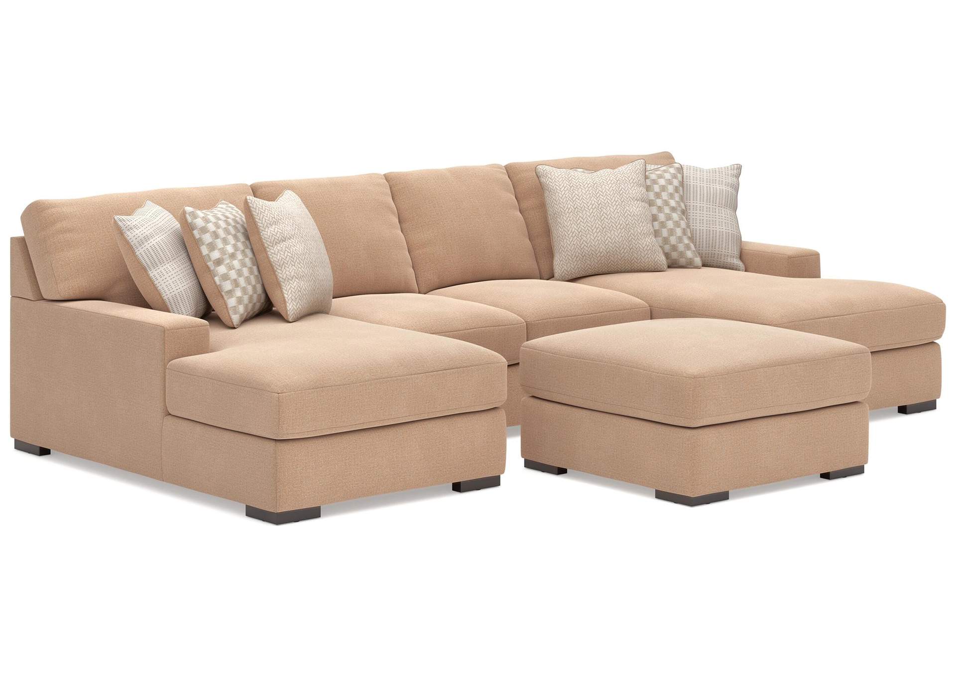 Larce 3-Piece Sectional with Ottoman image 1