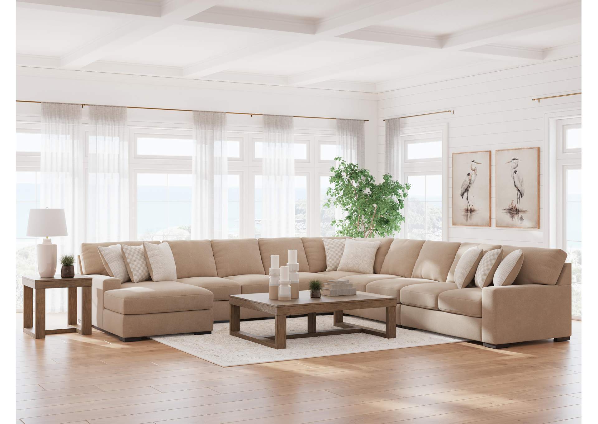Larce 6-Piece Sectional with Chaise image 3