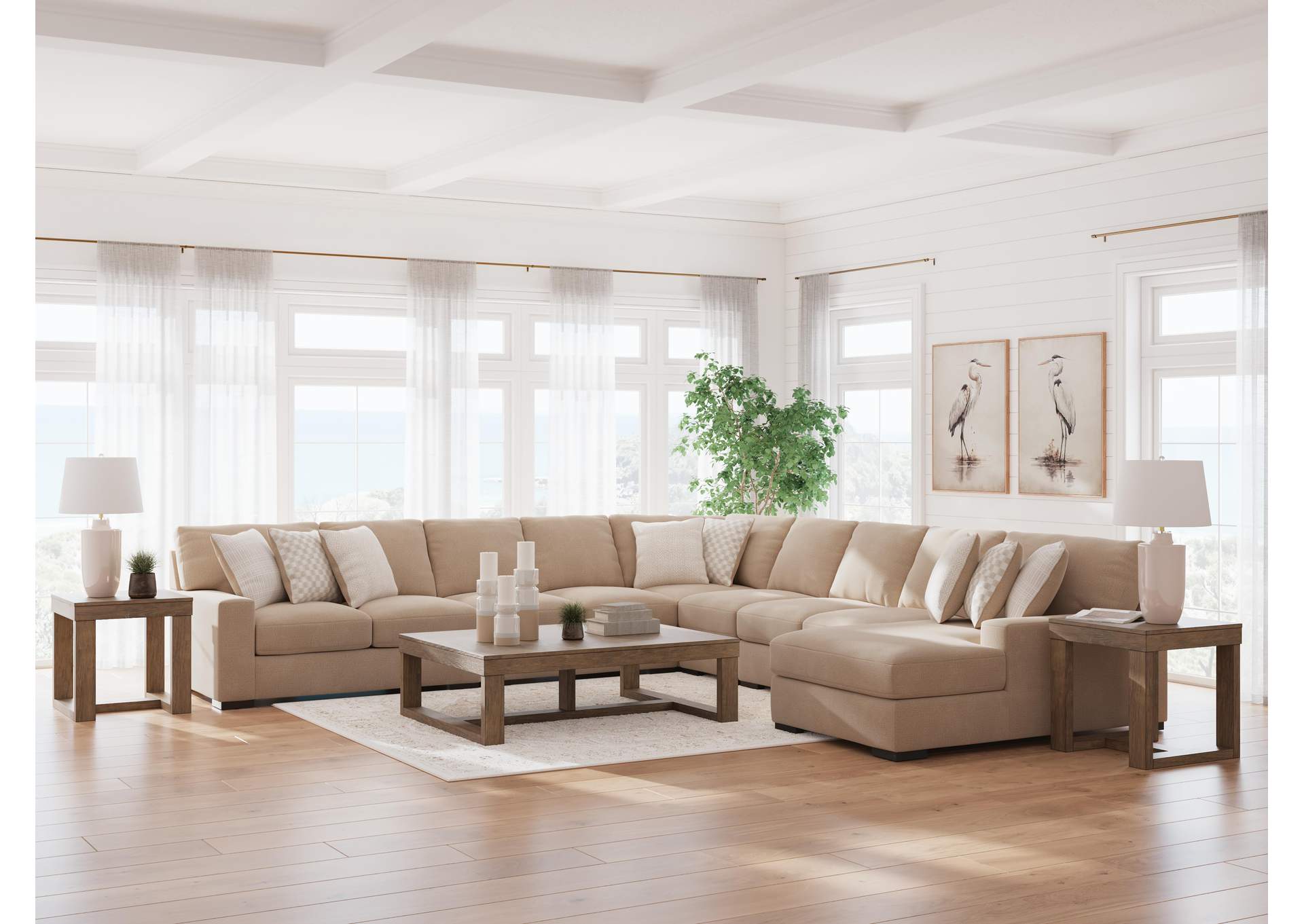 Larce 6-Piece Sectional with Chaise image 3