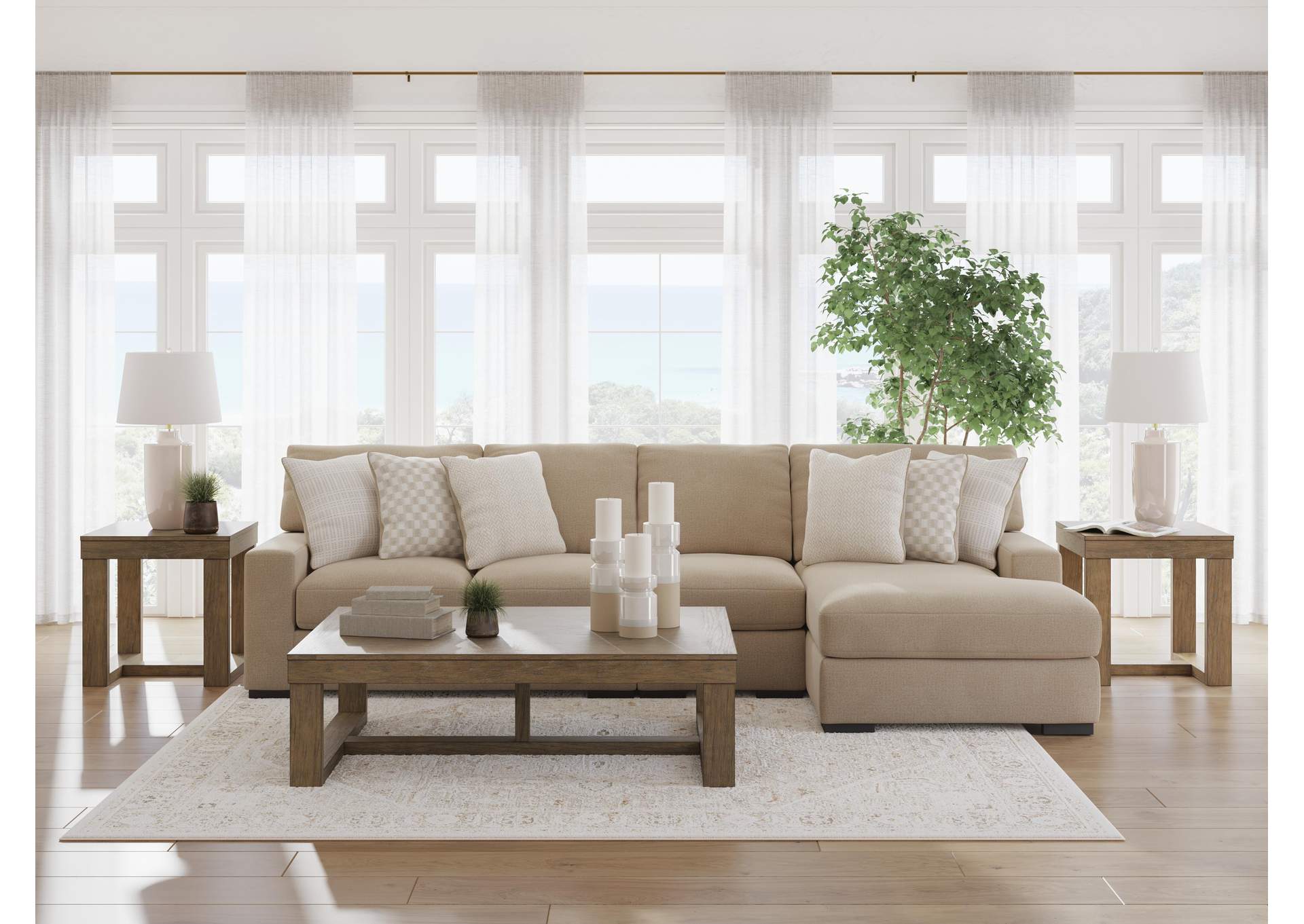 Larce 3-Piece Sectional with Chaise image 2