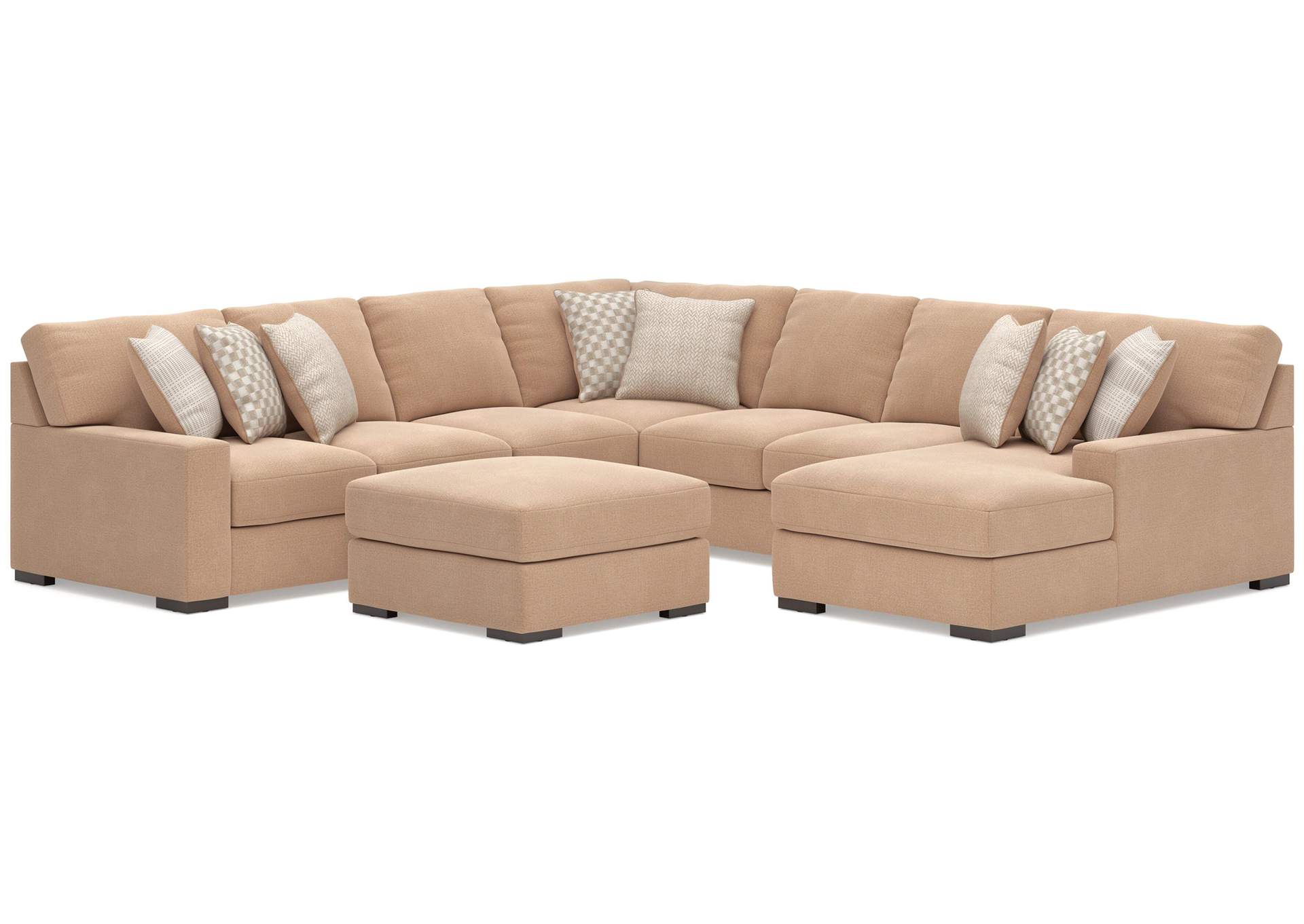 Larce 5-Piece Sectional with Ottoman image 1