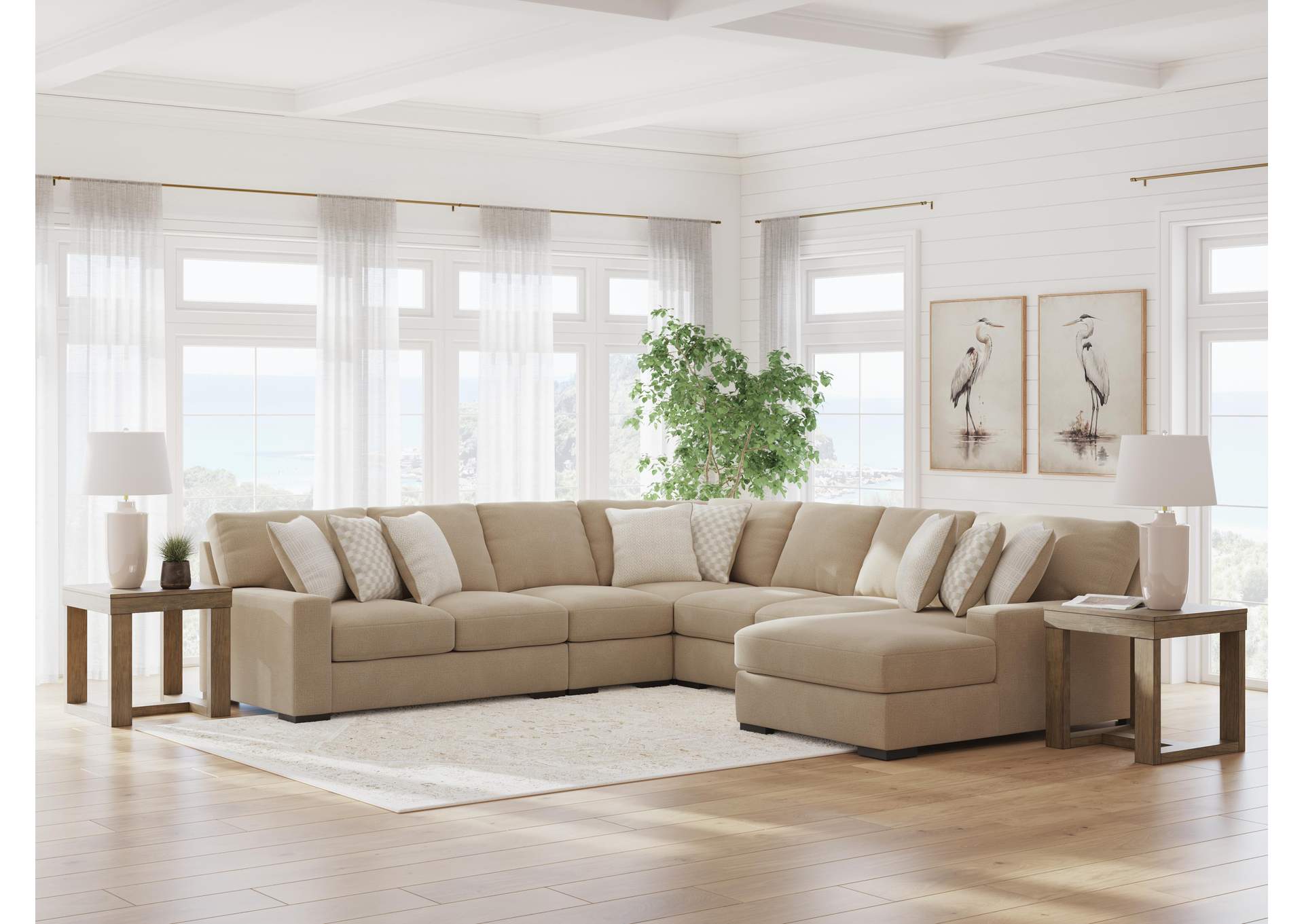 Larce 5-Piece Sectional with Chaise image 2