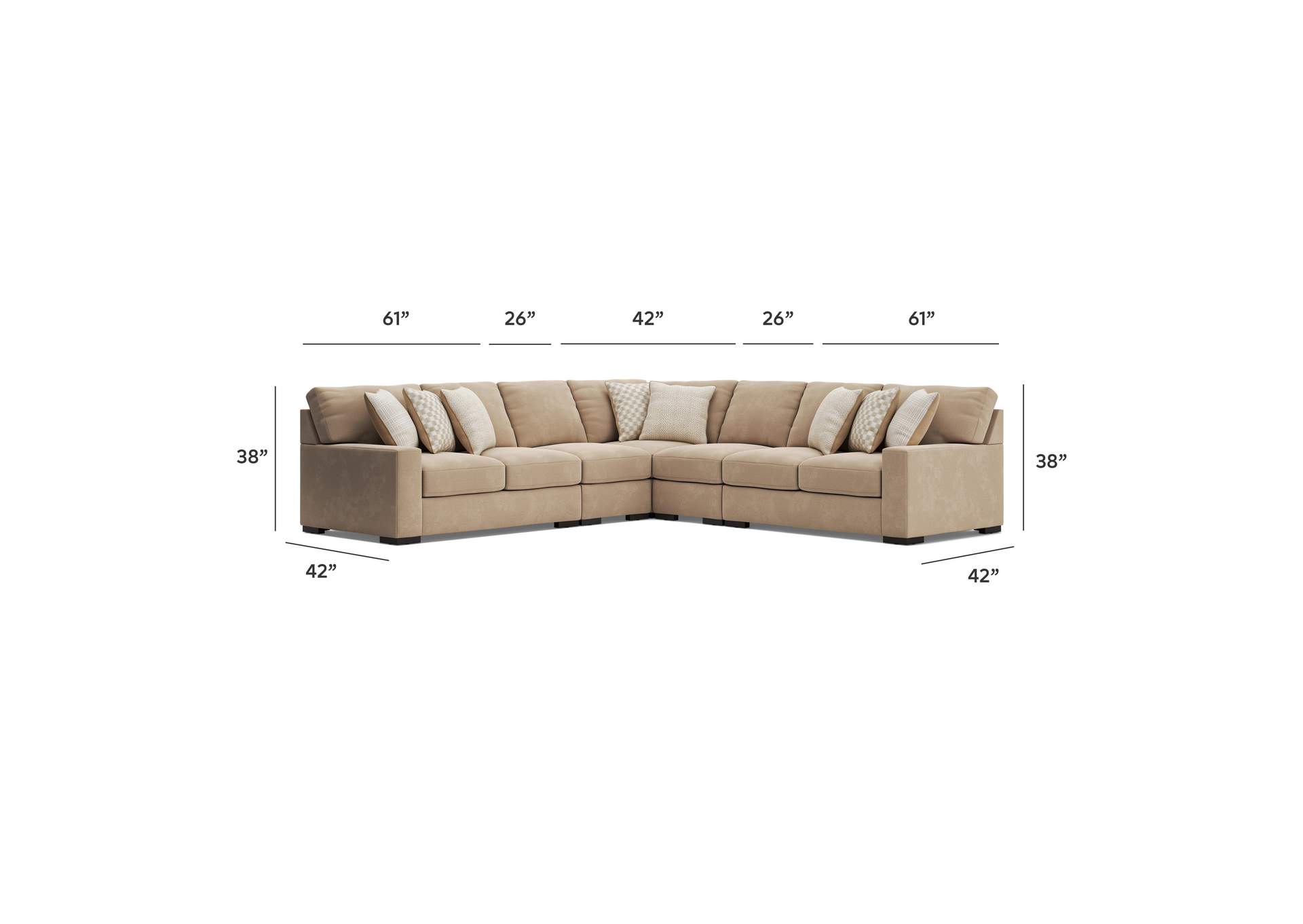 Larce 5-Piece Sectional image 12