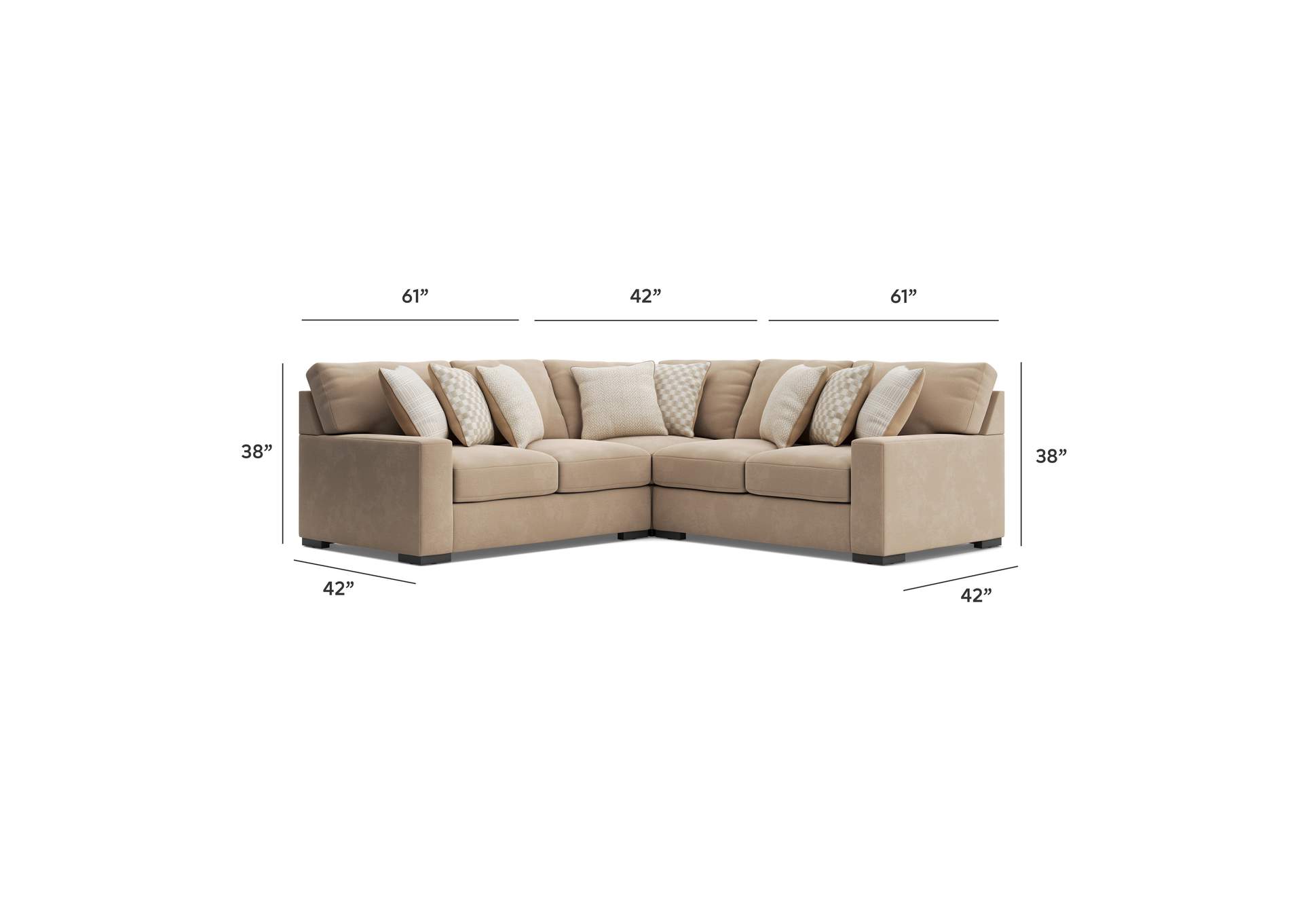 Larce 3-Piece Sectional image 12