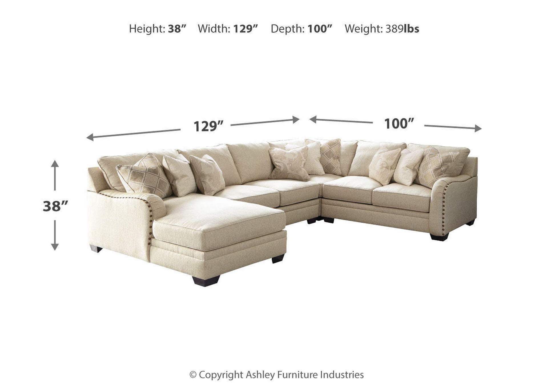 Luxora 4-Piece Sectional with Chaise image 3