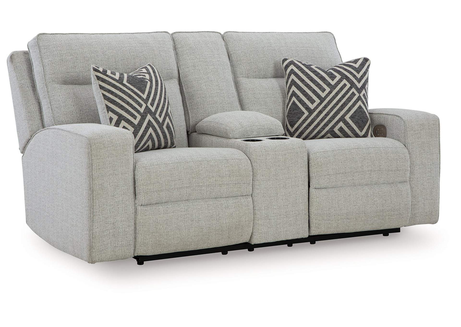 キャサリン★ Jasperson Power Reclining Loveseat with Console