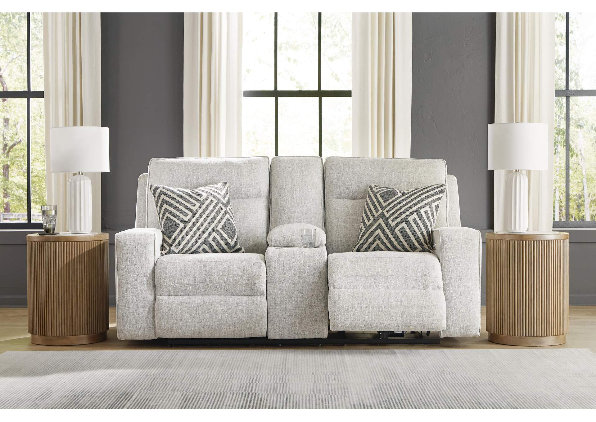 Jasperson Next-Gen Nuvella™ Performance Fabric Dual Power Sofa, Loveseat and Recliner image 5