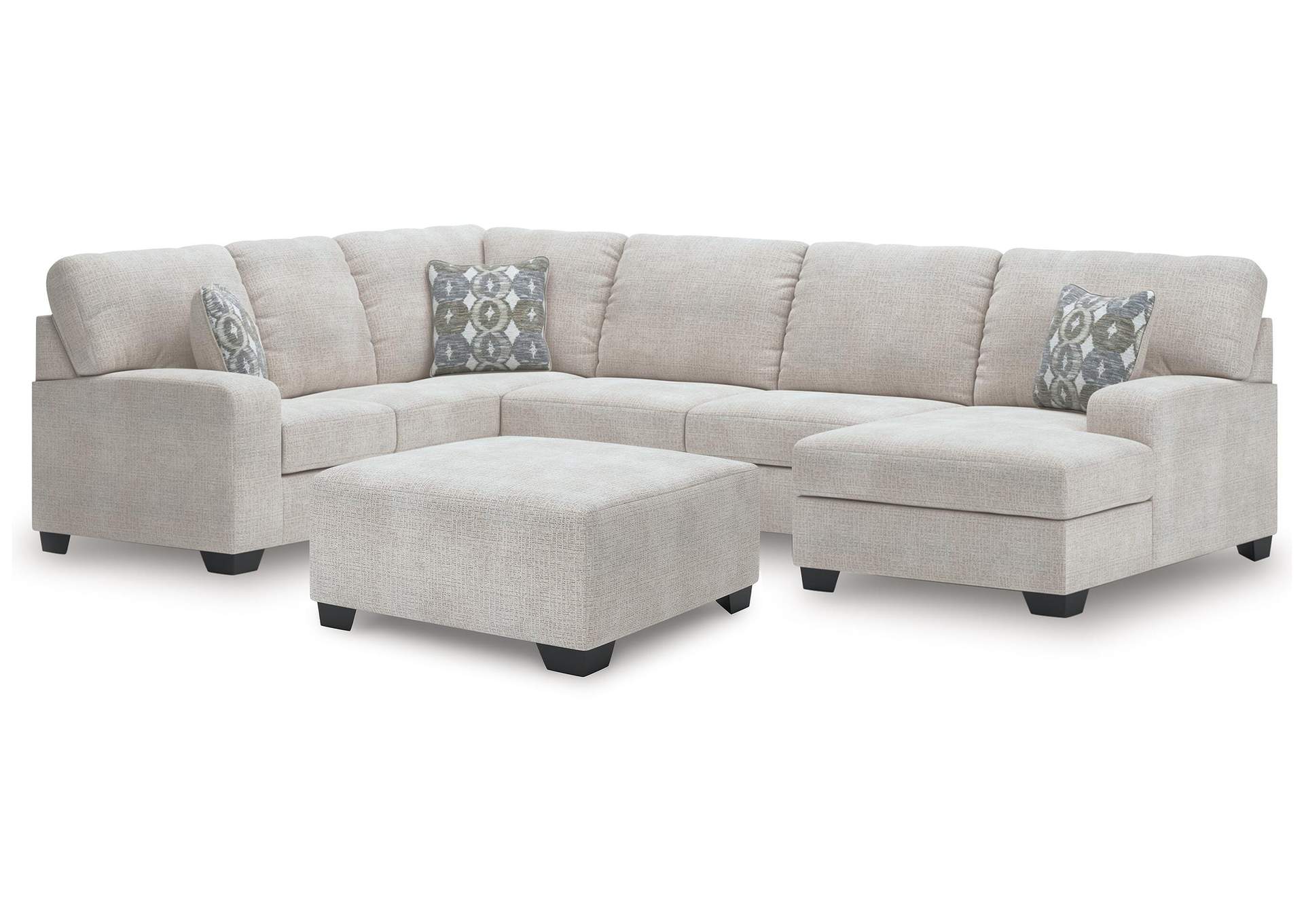 Rodington 3-Piece Sectional with Ottoman image 1
