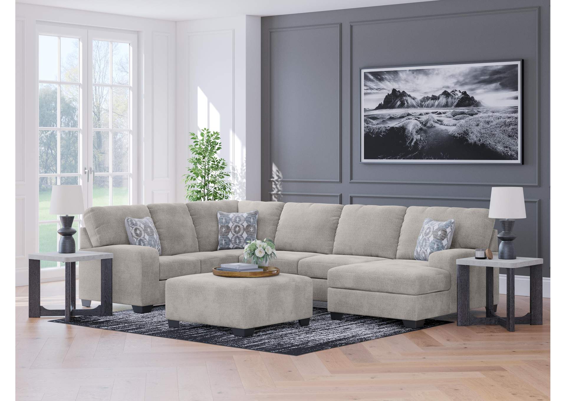Rodington 3-Piece Sectional with Chaise image 25