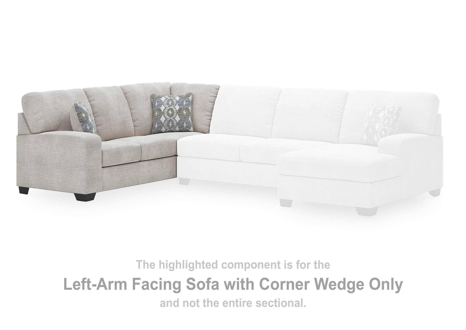 Rodington 3-Piece Sectional with Chaise image 4