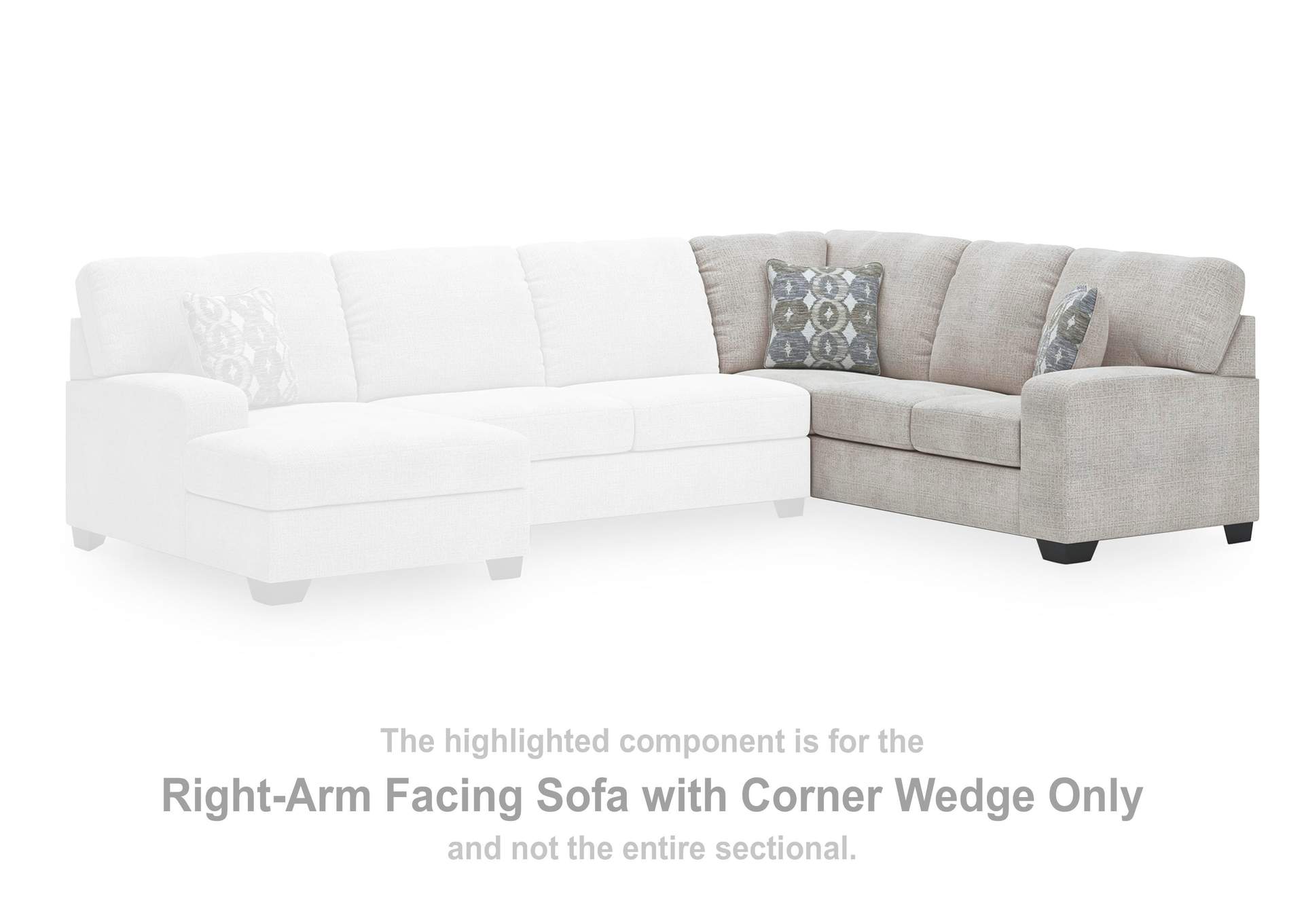 Rodington 3-Piece Sectional with Chaise image 4