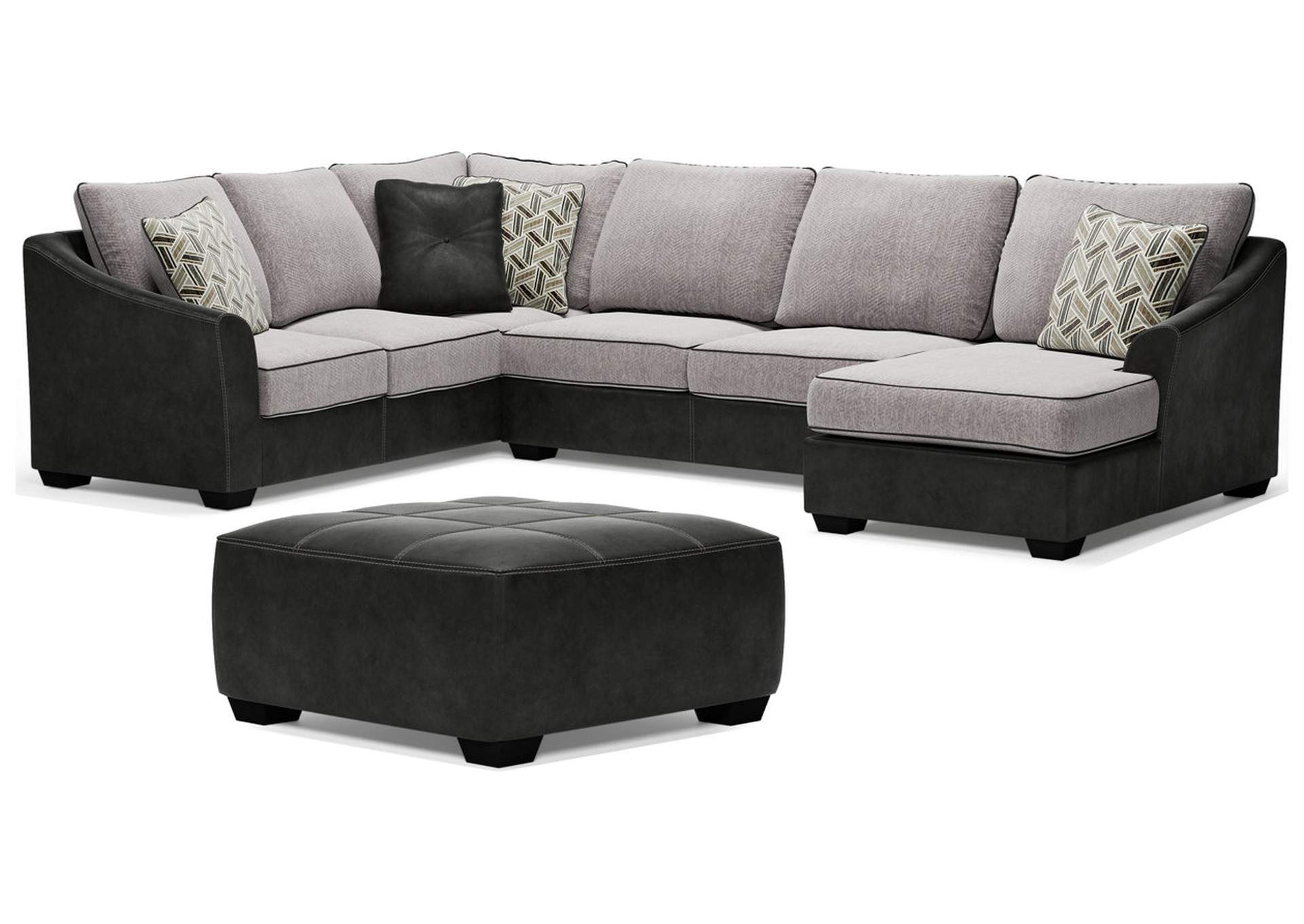 Bilgray 3Piece Sectional with Ottoman