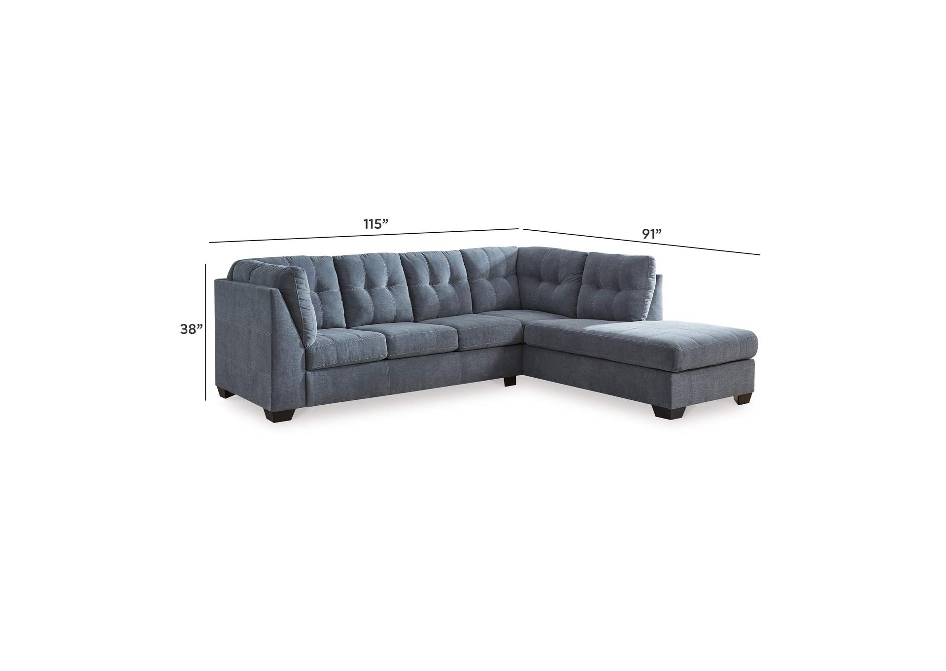 Marleton 2-Piece Sectional with Chaise image 4