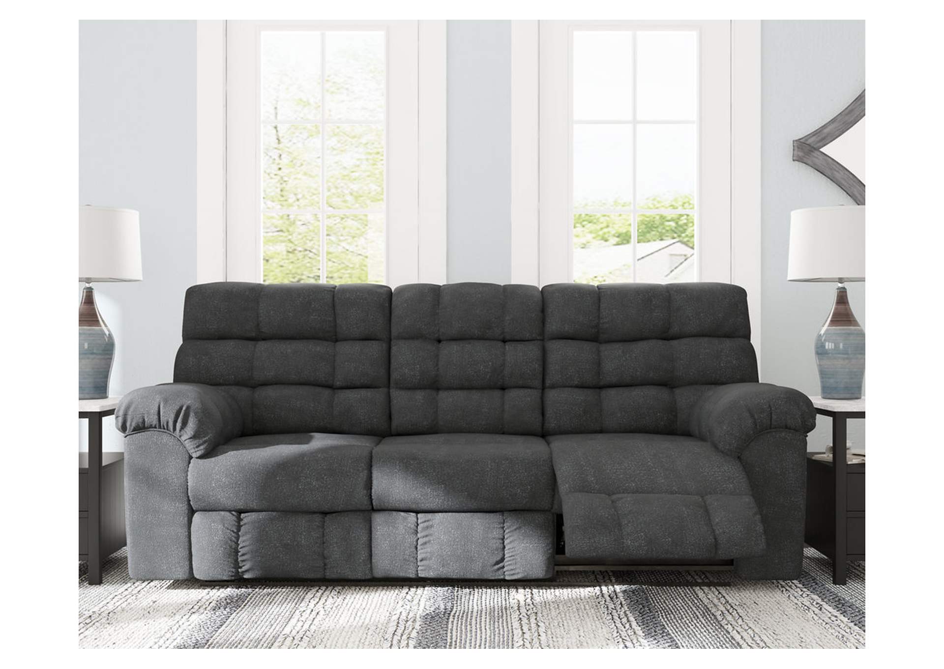 Wilhurst Reclining Sofa with Drop Down Table image 2