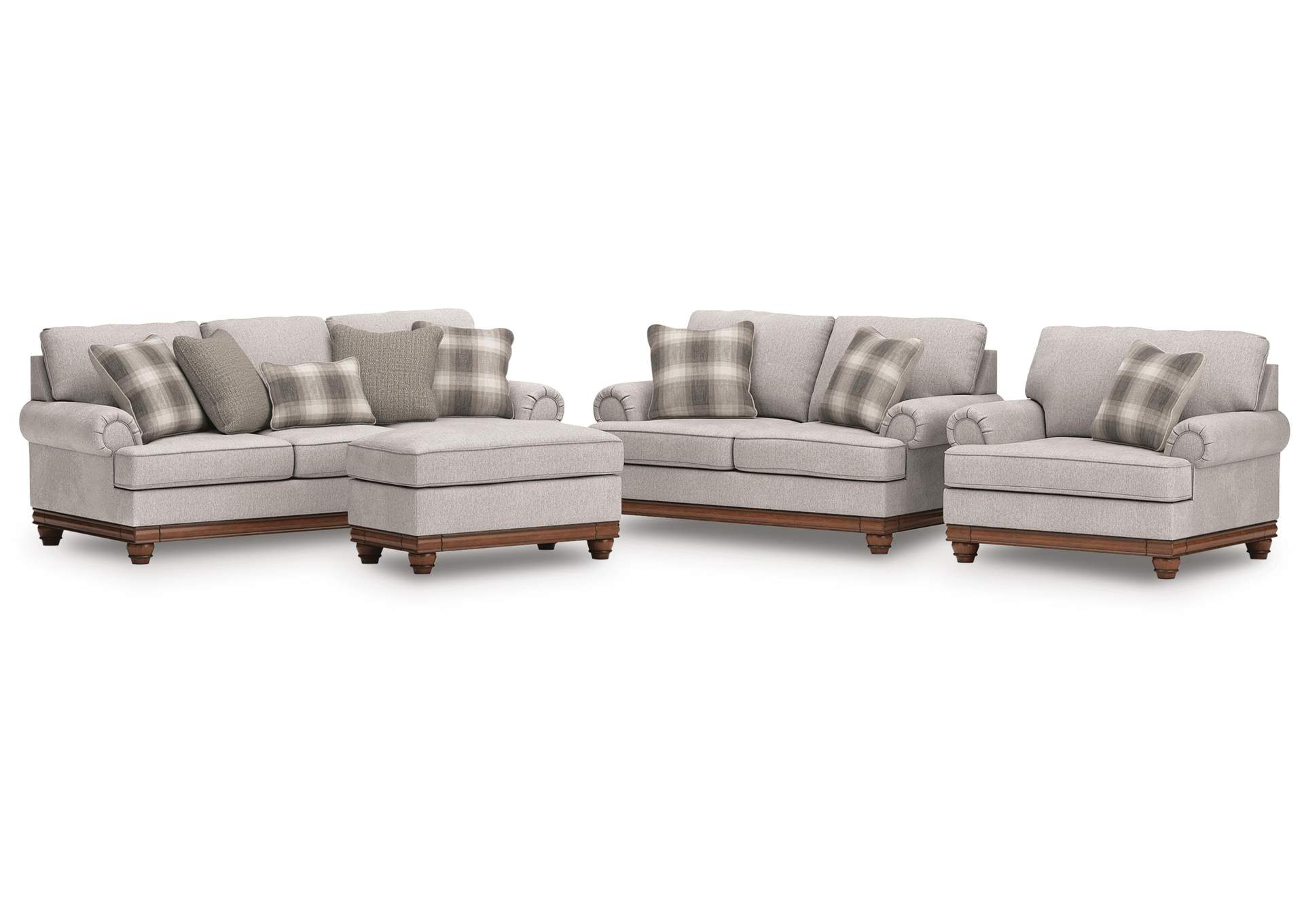Clearbrooke Sofa, Loveseat, Oversized Chair and Ottoman image 1