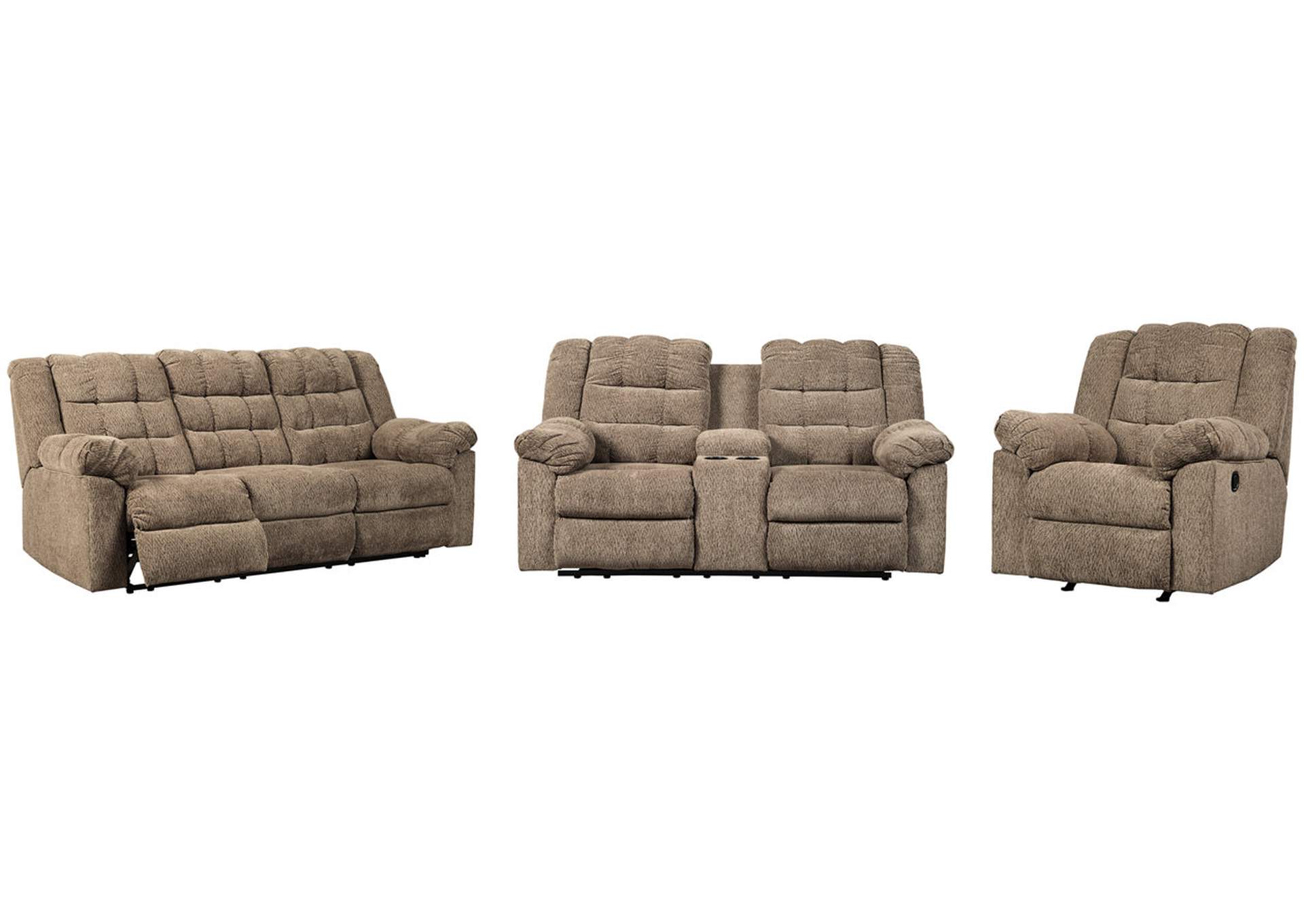 Workhorse Sofa, Loveseat and Recliner on Sale Discount Ashley