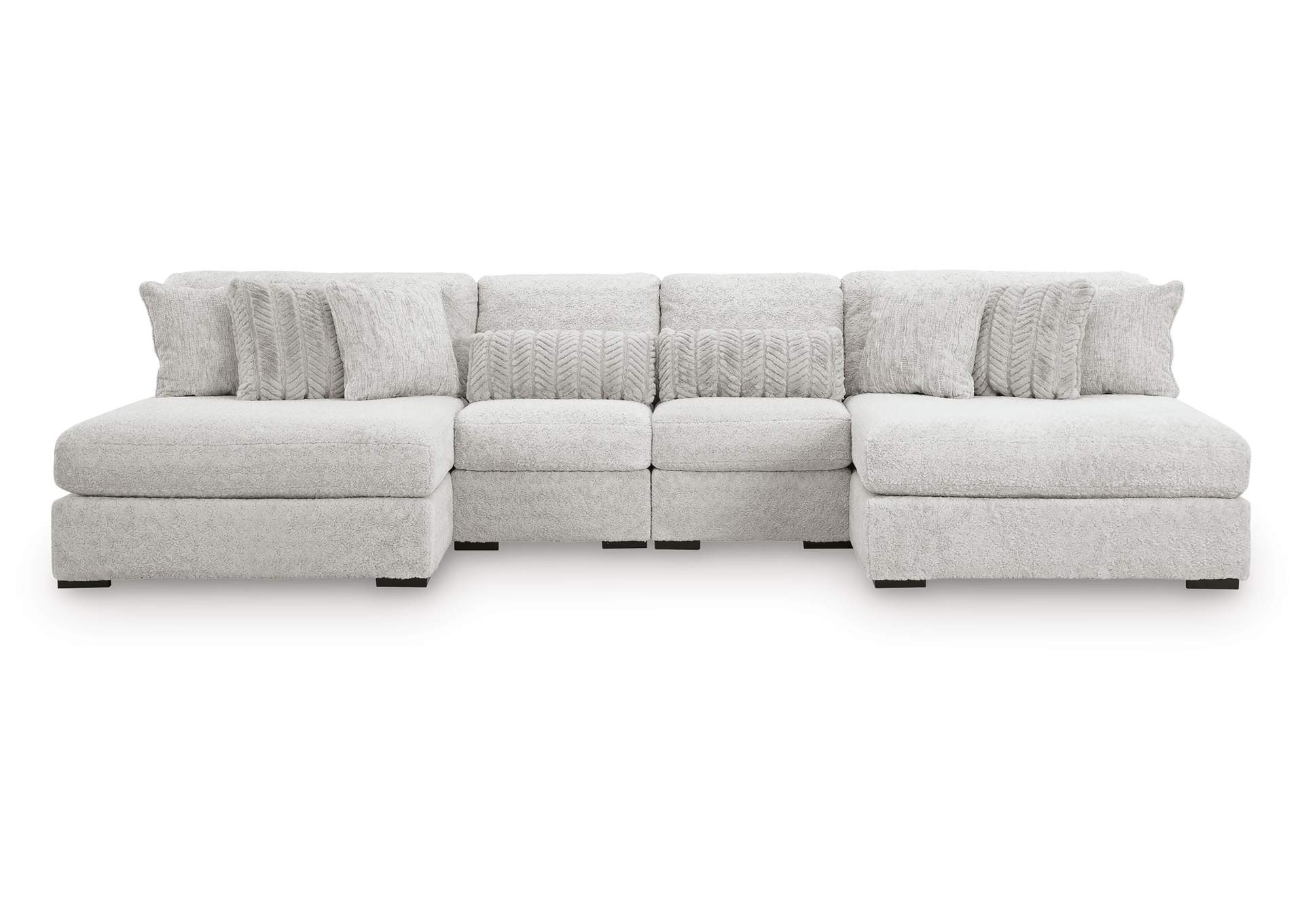 Cuddle Plush 4-Piece Sectional with Chaise image 3