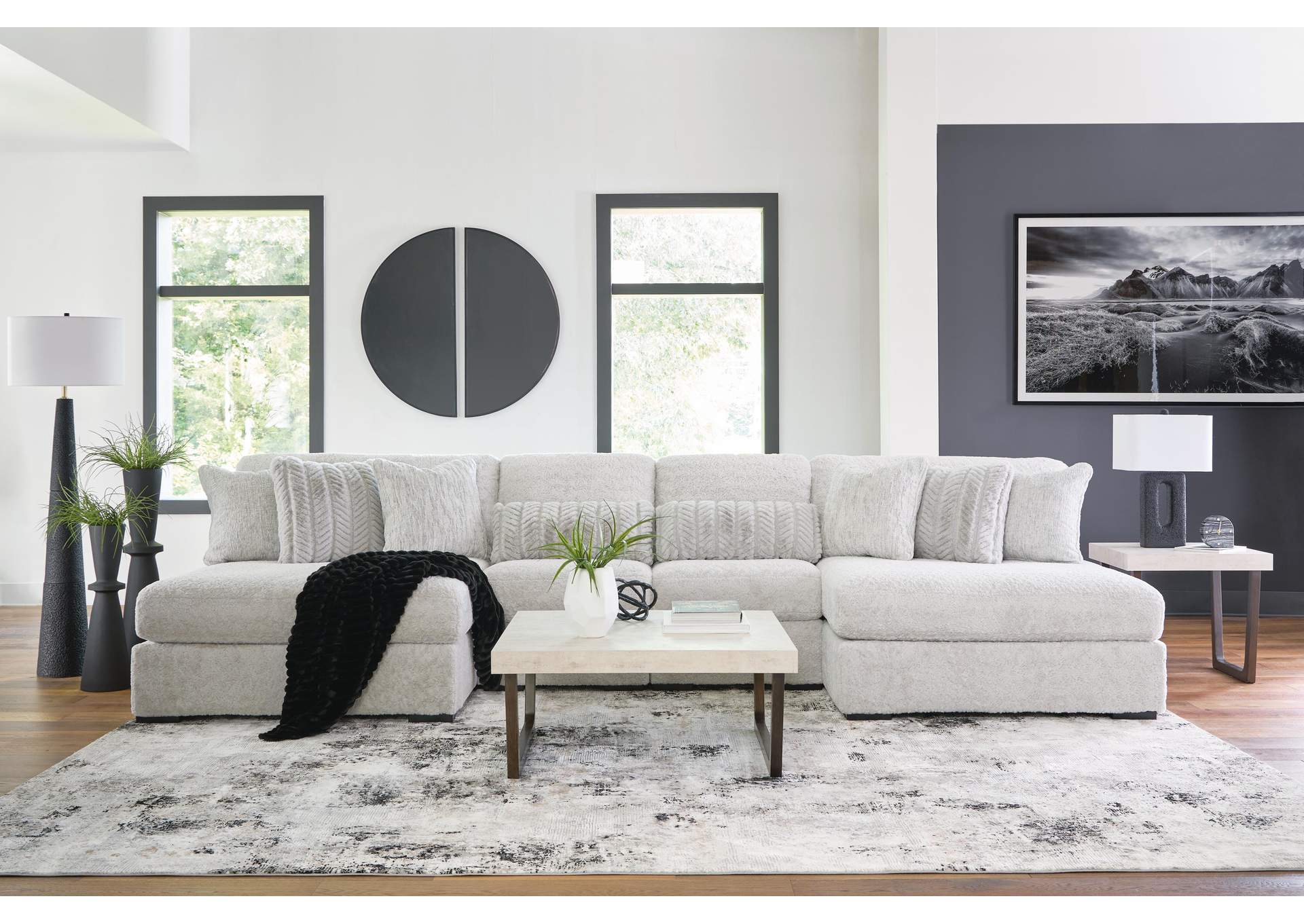 Cuddle Plush 4-Piece Sectional with Chaise image 5