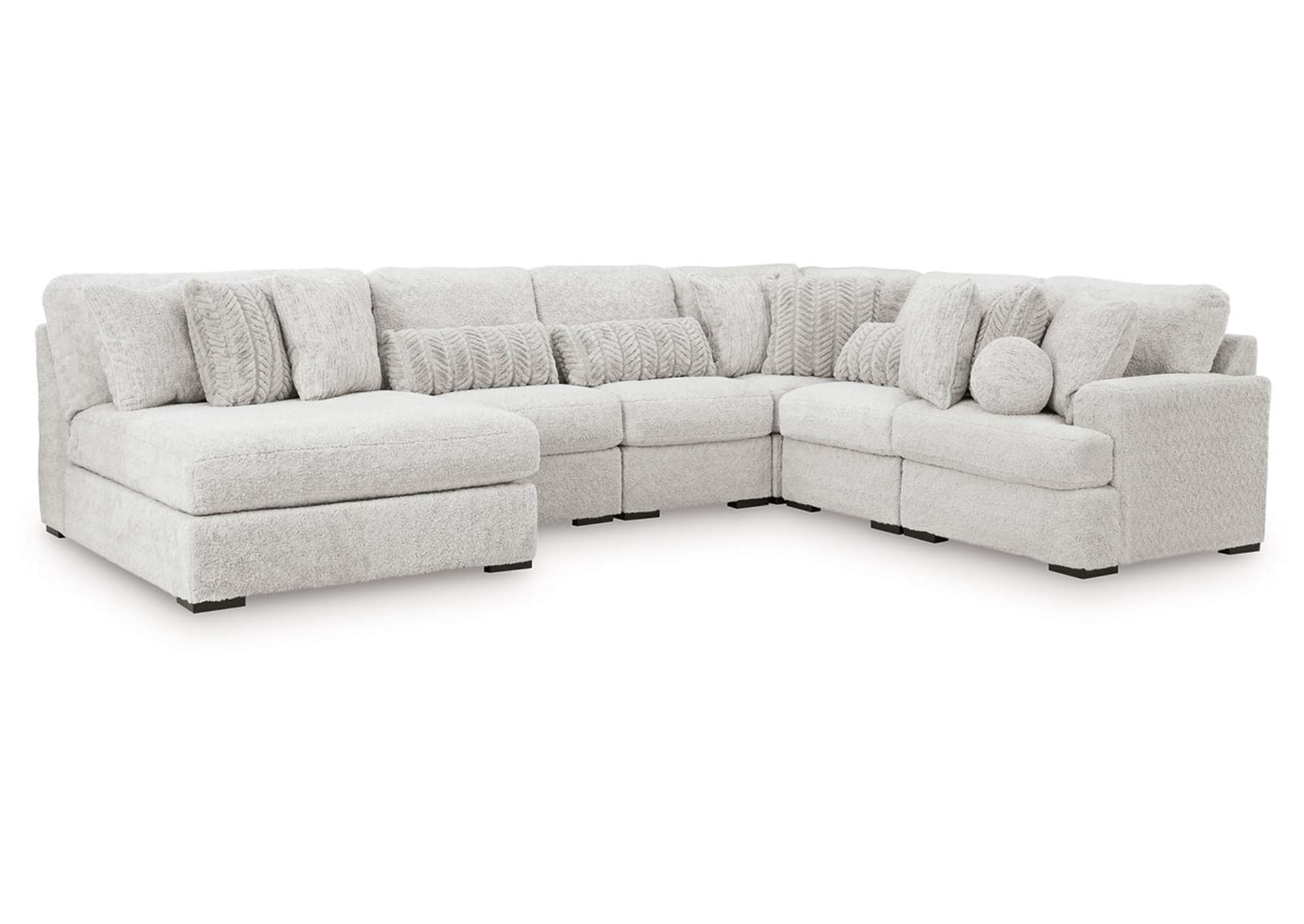 Cuddle Plush 6-Piece Sectional with Chaise image 1