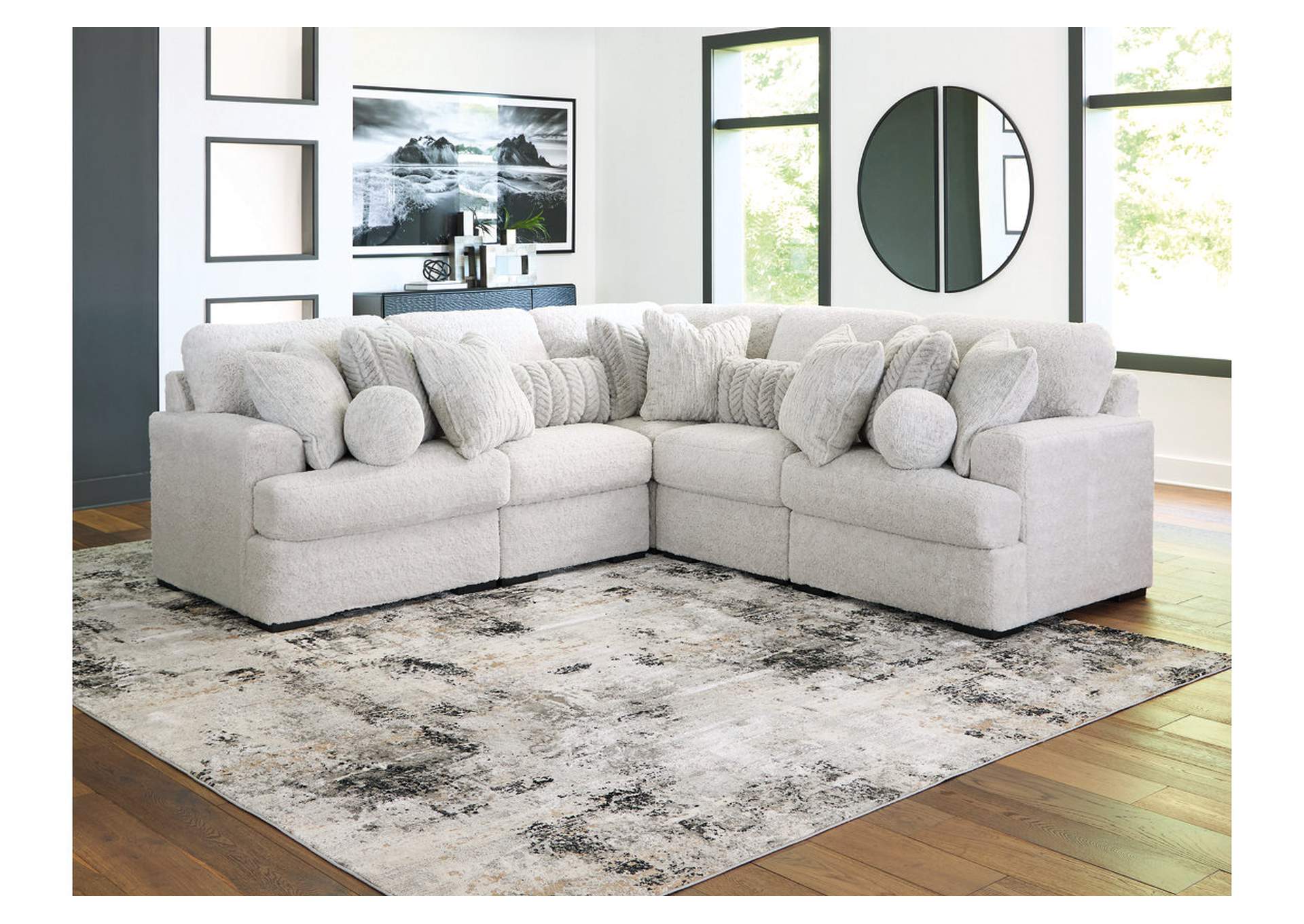 Cuddle Plush 5-Piece Sectional image 3