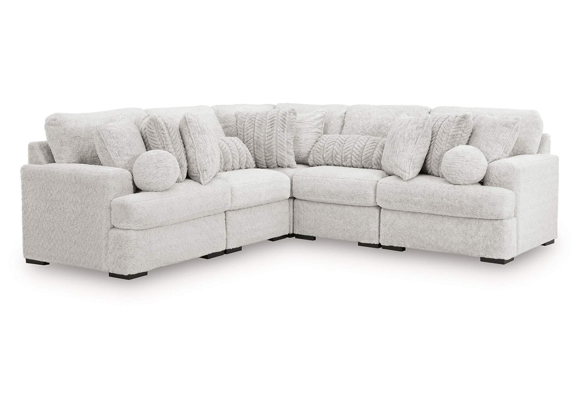 Cuddle Plush 5-Piece Sectional image 1