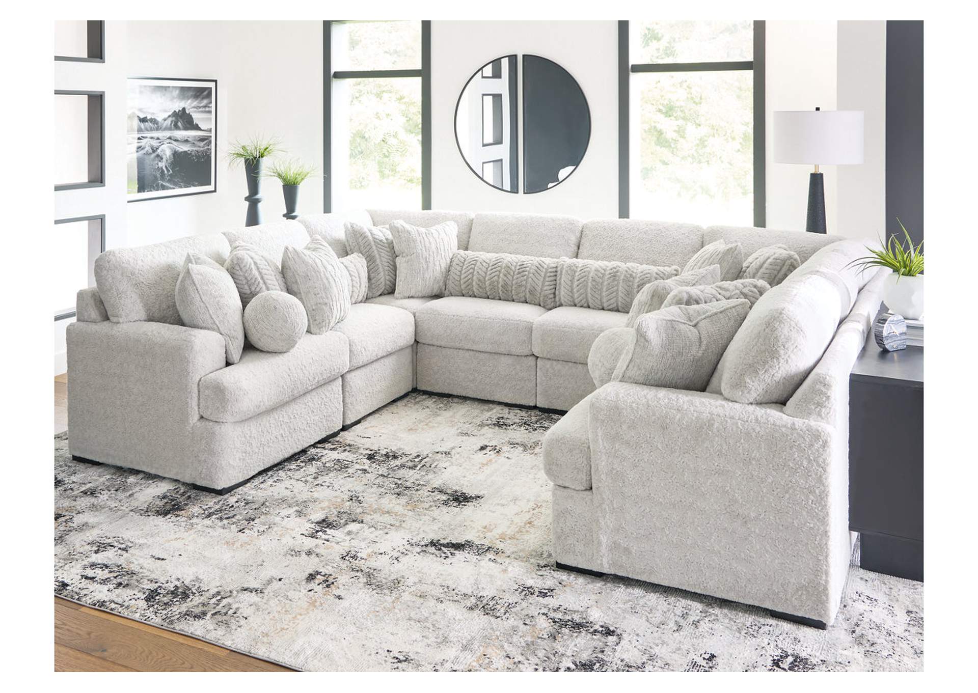 Cuddle Plush 8-Piece Sectional image 3