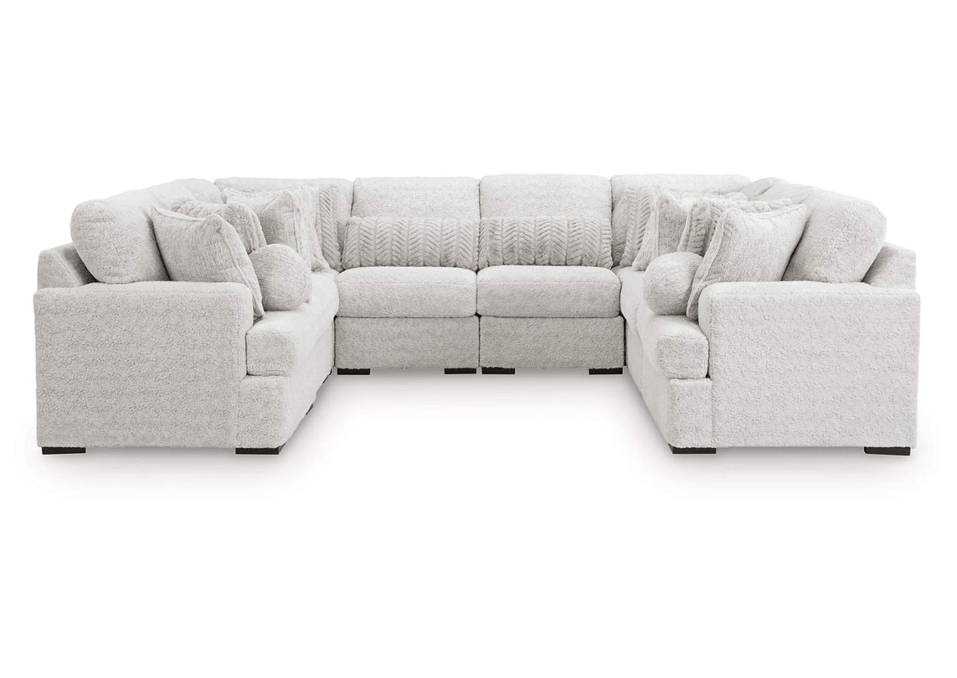 Cuddle Plush 8-Piece Sectional image 1