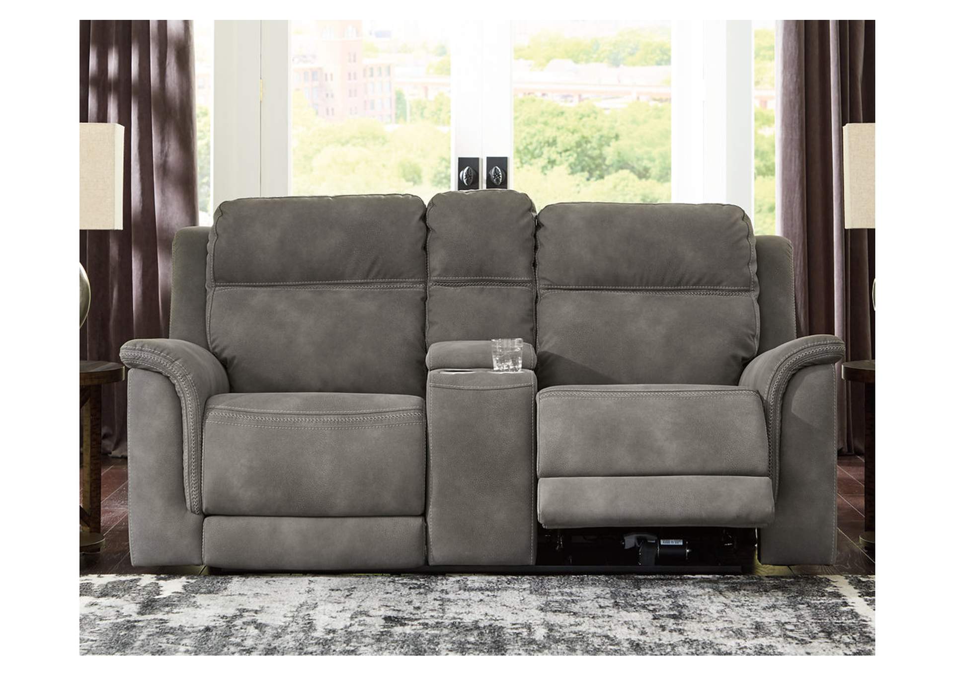 Next-Gen DuraPella Power Reclining Loveseat with Console image 14