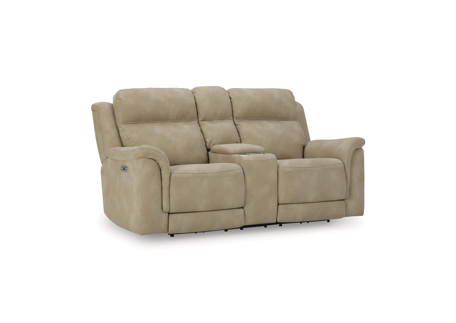 Next-Gen Durapella Power Reclining Loveseat with Console image 2