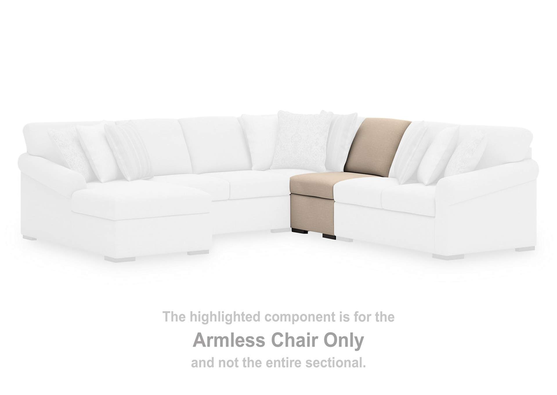 LadyMae 5-Piece Sectional with Chaise image 10