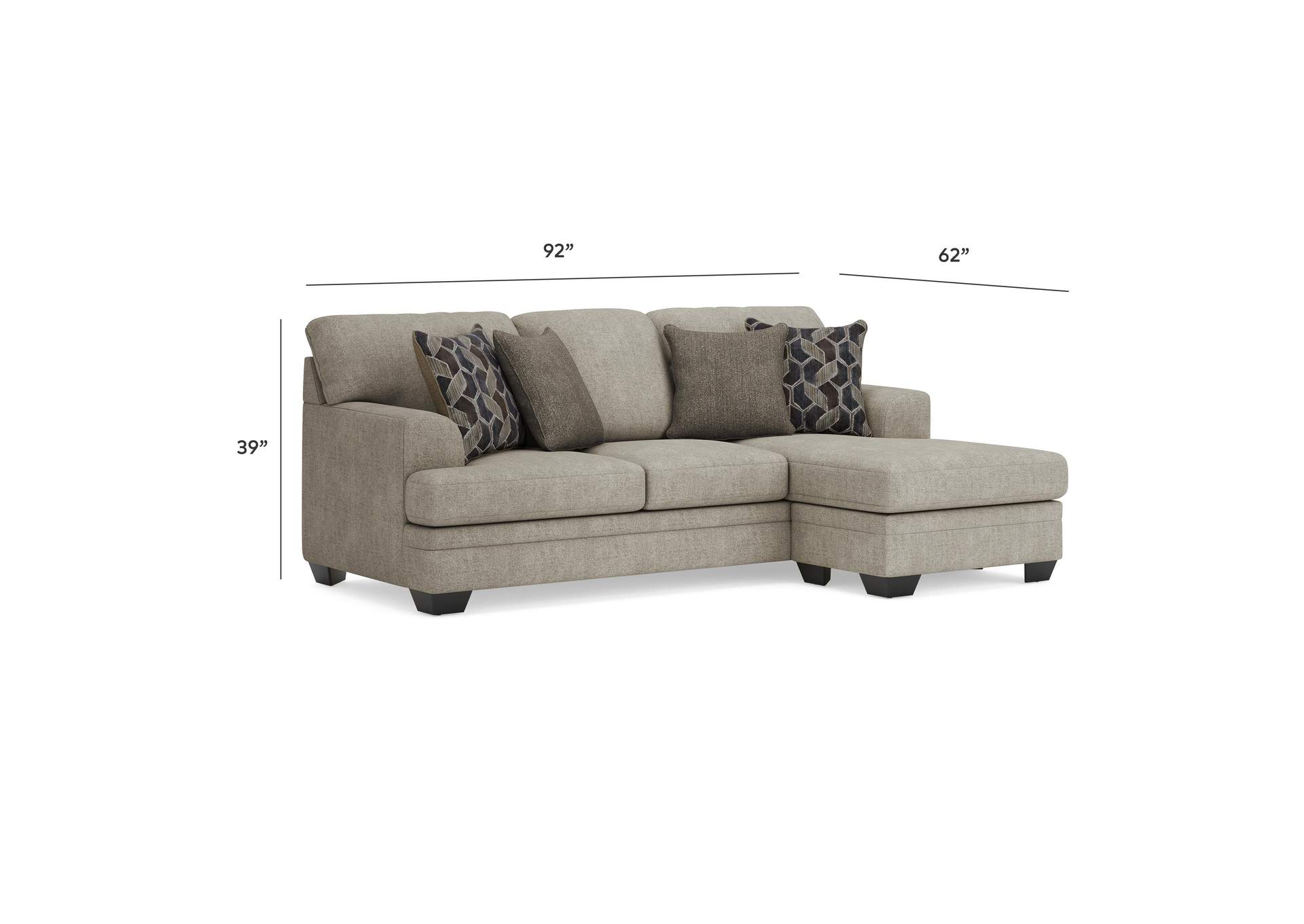 Stonemeade Sofa Chaise, Chair, and Ottoman image 12