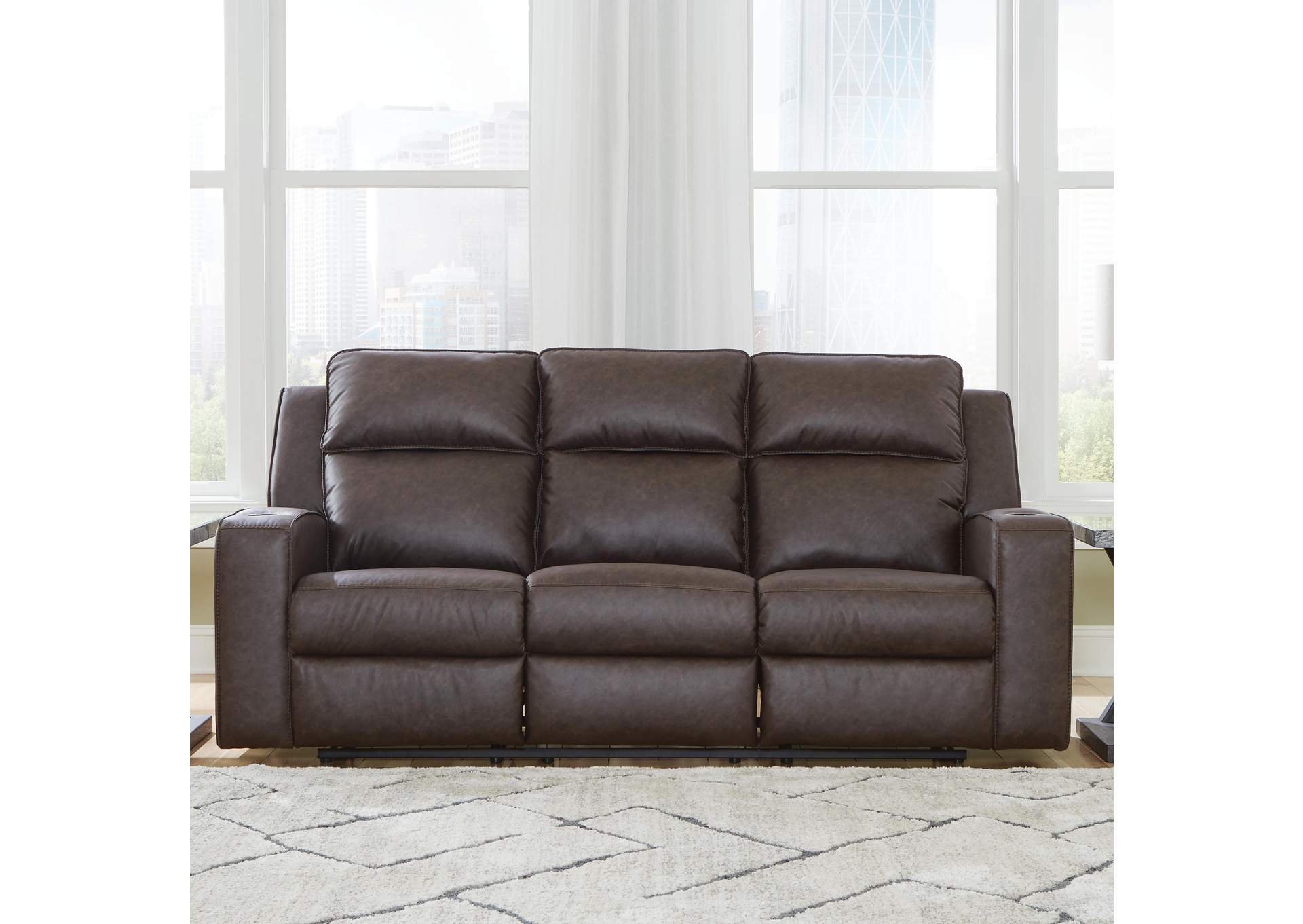 Lavenhorne Reclining Sofa with Drop Down Table image 7
