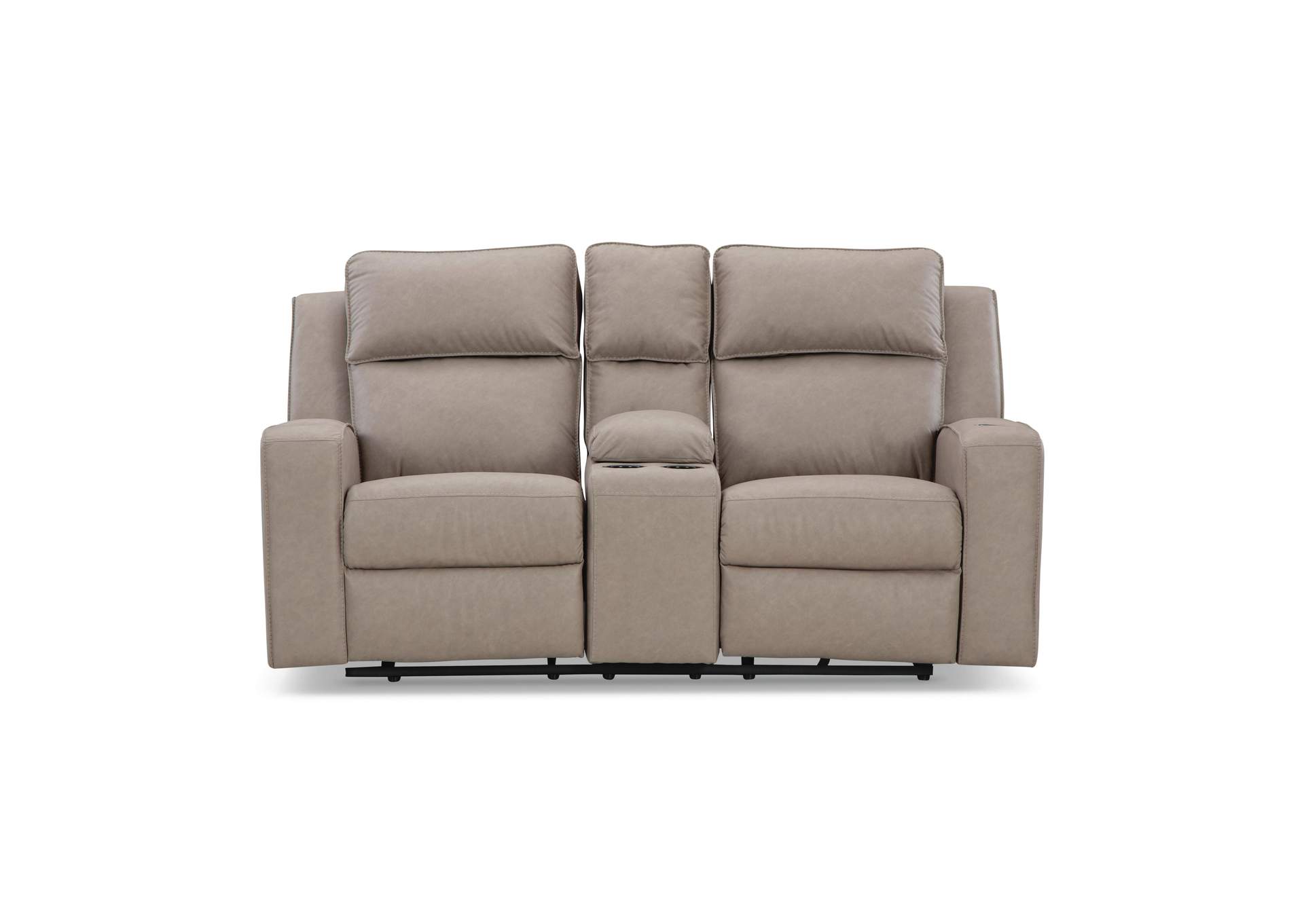 Lavenhorne Reclining Loveseat with Console image 2