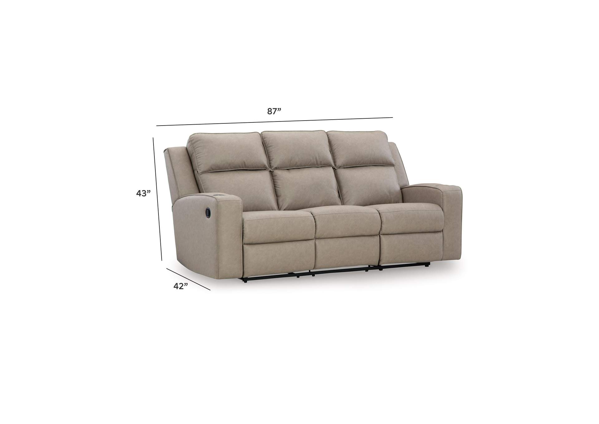 Lavenhorne Reclining Sofa with Drop Down Table image 10